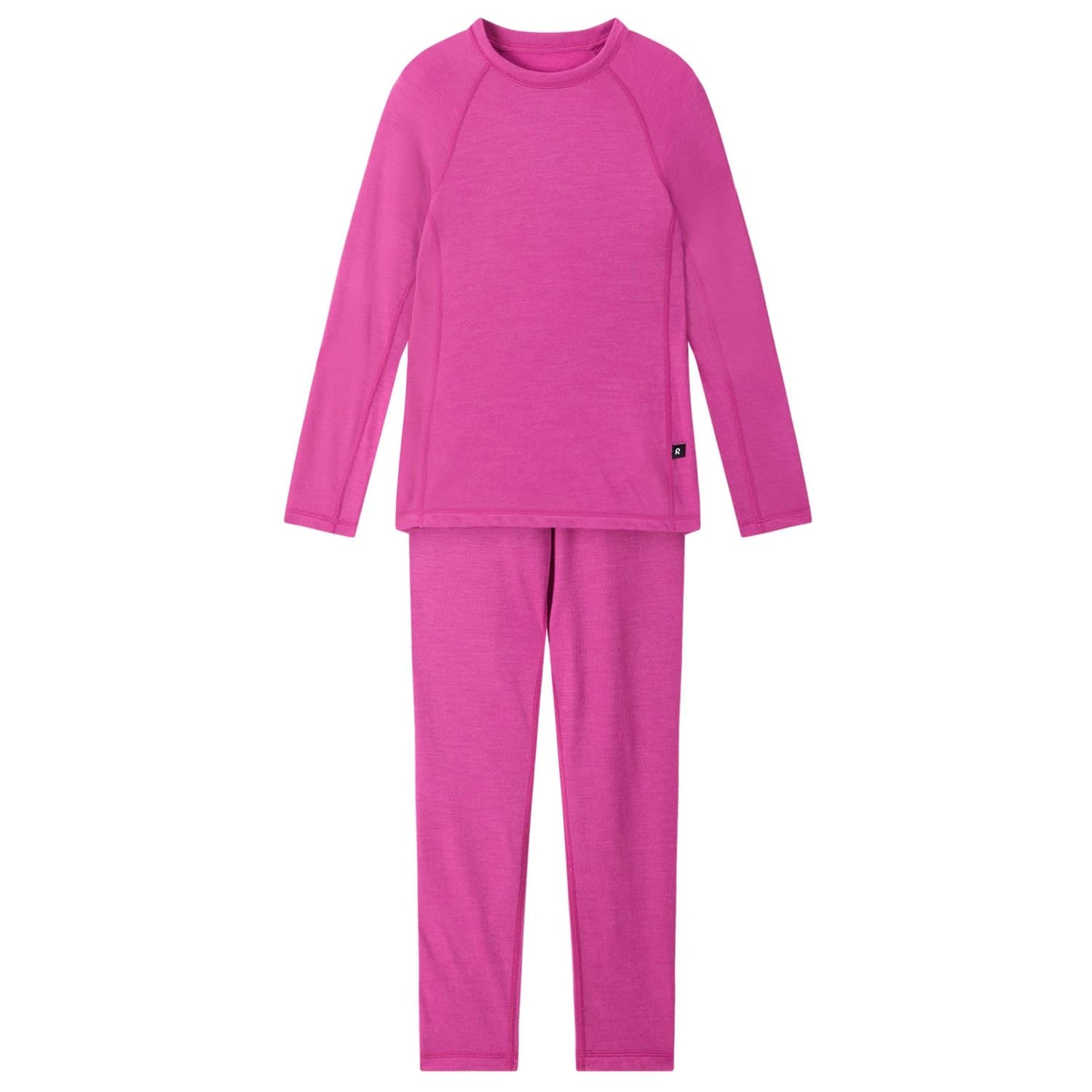 Детско мериносово термобельо Reima Kid's Taitoa Merino base layer - Fuchsia