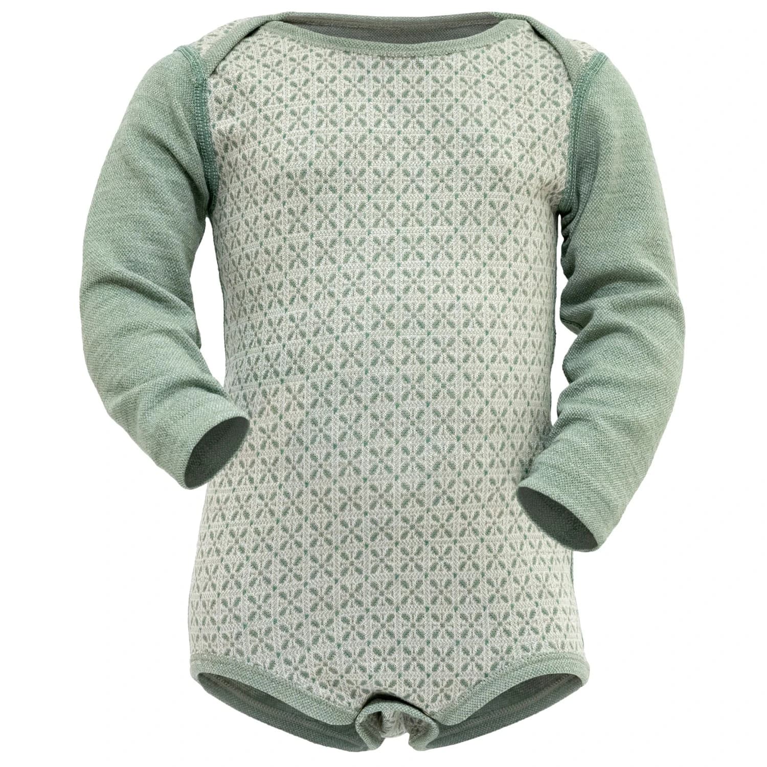 Мериносово термобельо Devold Baby's Litleegga Merino Body Merino base layer - Raw White