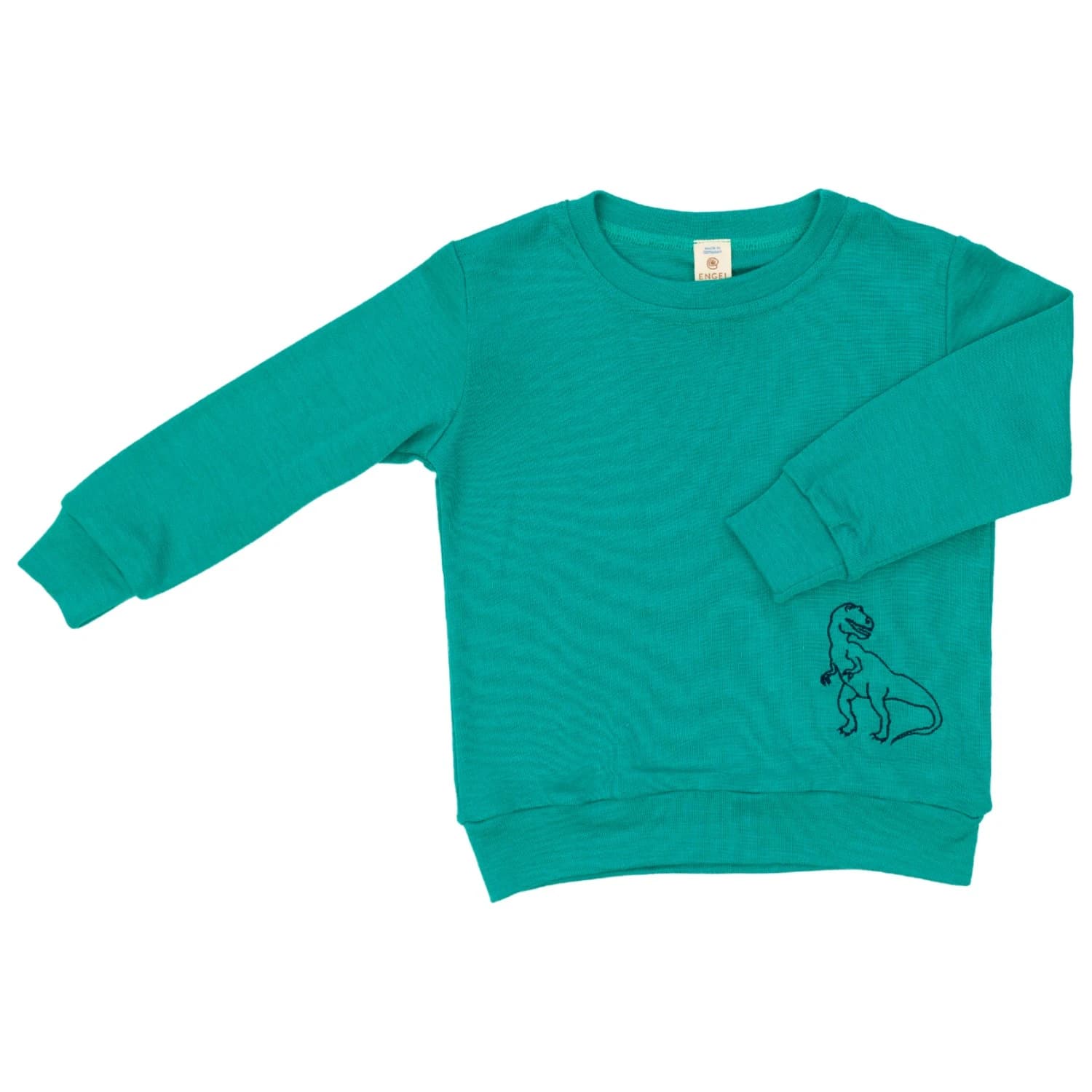 Мериносово термобельо Engel Children's Pyjama Top Merino base layer - Eisvogel