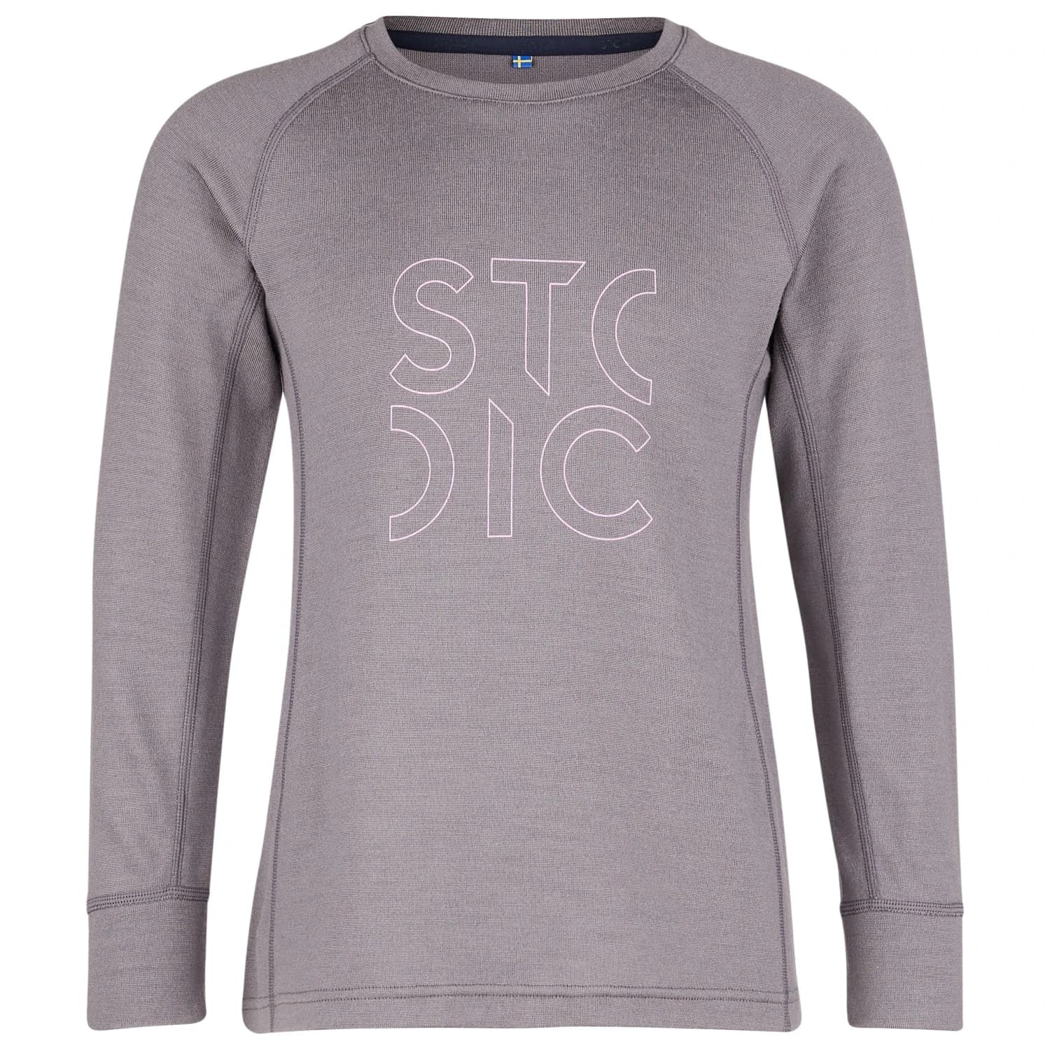 Детско мериносово термобельо Stoic Kid's Merino240 BengtSt. L/S Merino base layer - Dark Purple