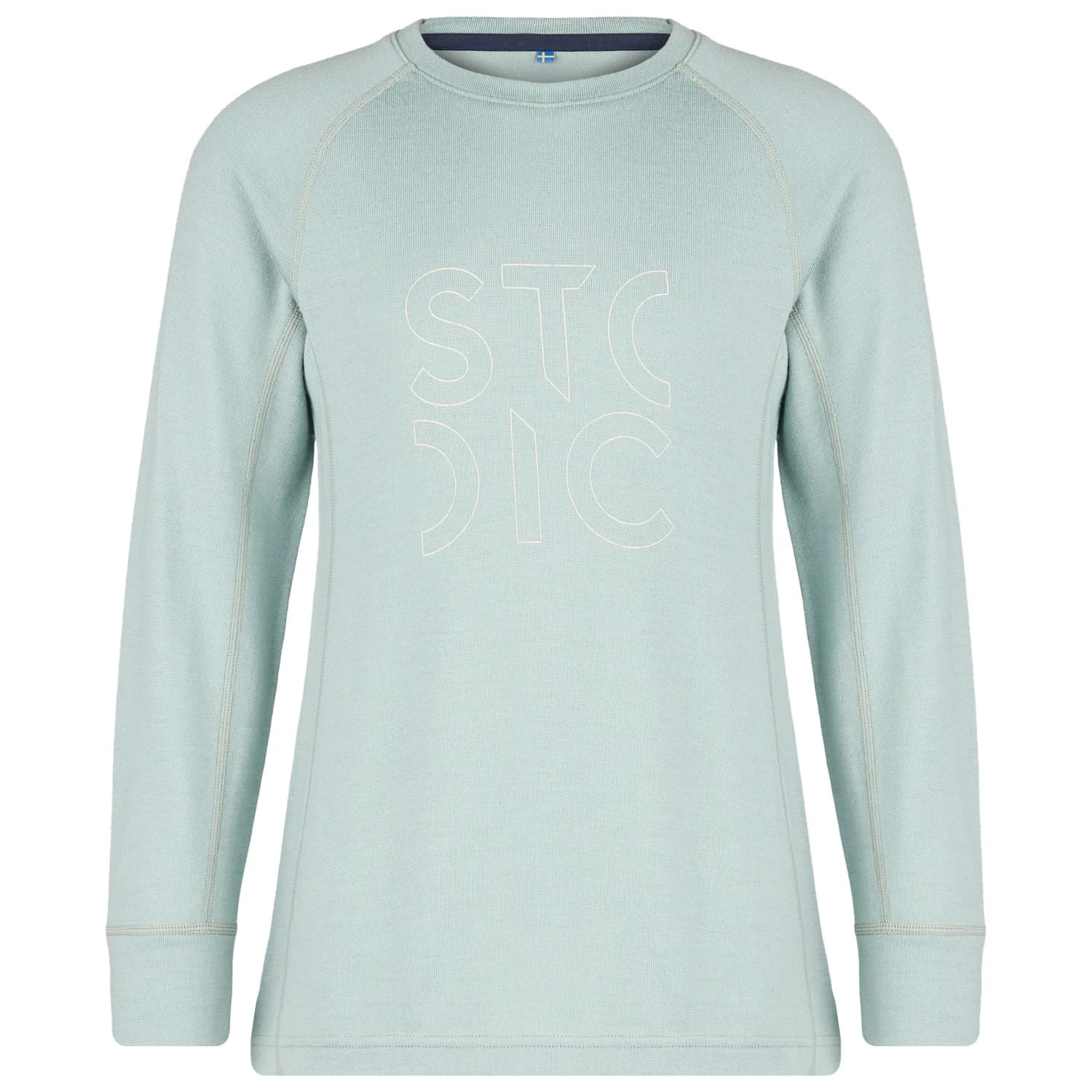 Детско мериносово термобельо Stoic Kid's Merino240 BengtSt. L/S Merino base layer - Iceberg Green