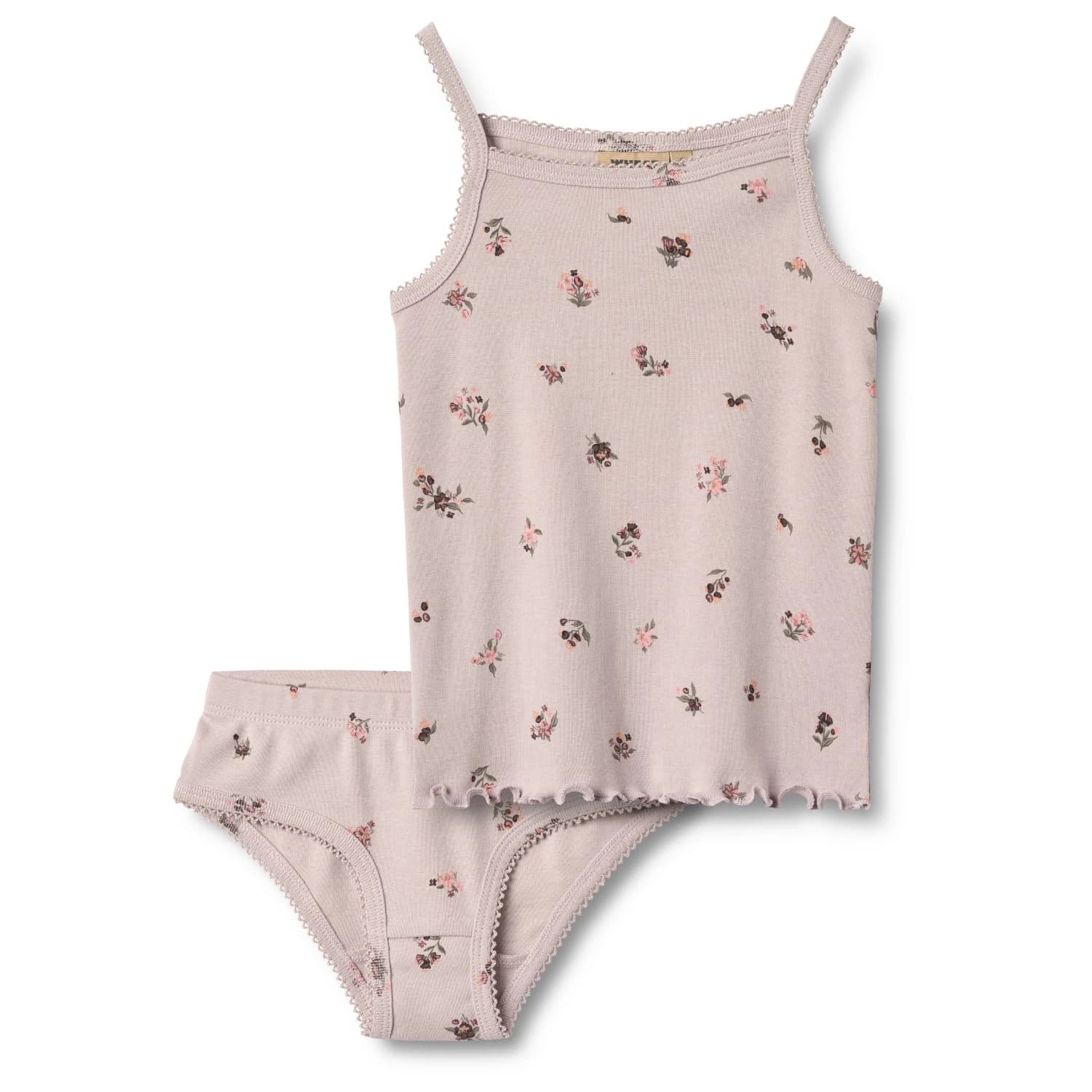 Ежедневно термо бельо Wheat Girl's Havanna Everyday base layer - Soft Lilac Flowers