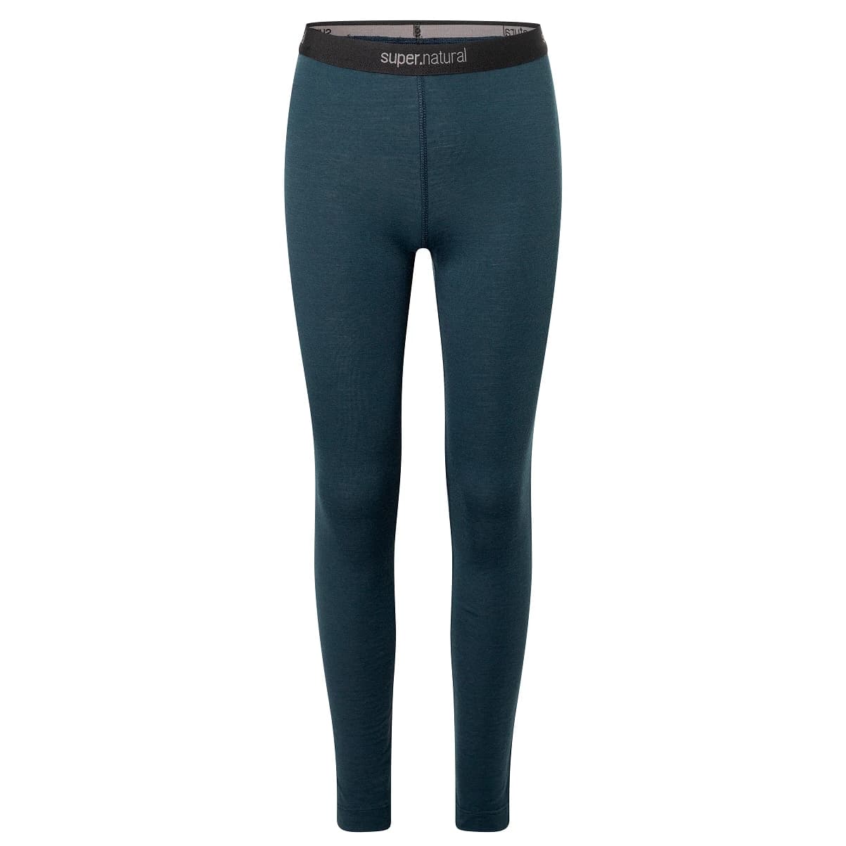 Детско мериносово термобельо super.natural Kid's Tundra175 Tights Merino base layer - Blueberry