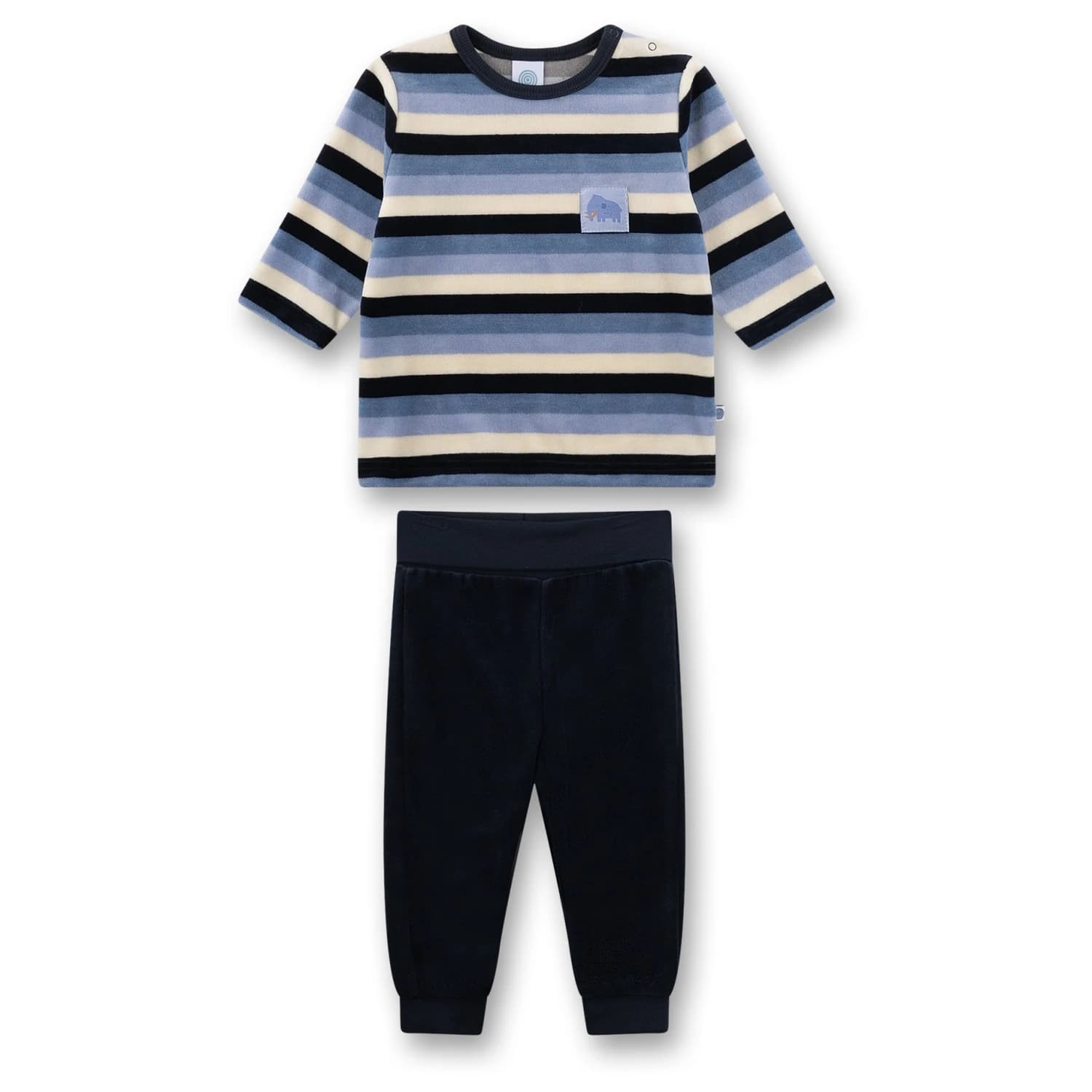Детско ежедневно термо бельо Sanetta Kid's Pyjama 1/1 222298+222299 Pyjamas - Lilac Blue