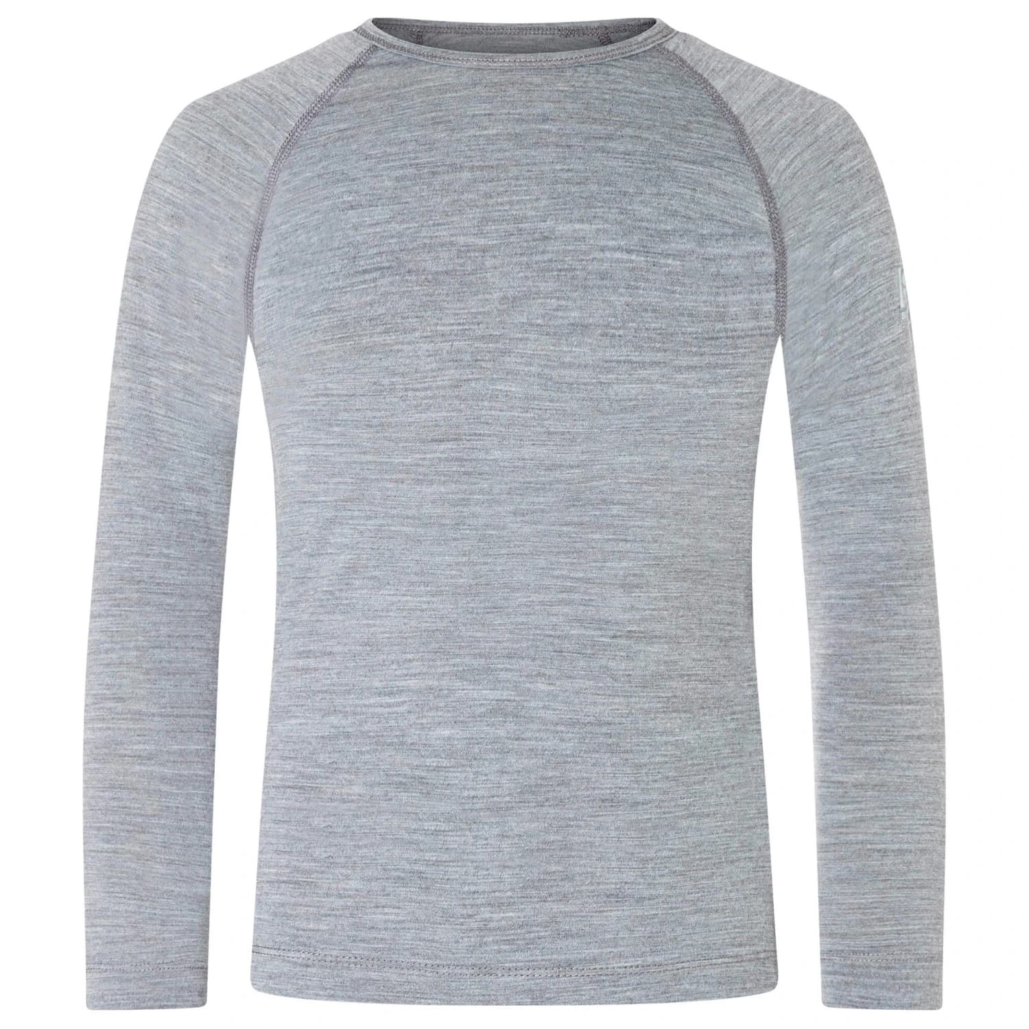 Детско мериносово термобельо super.natural Kid's Tundra175 L/S Merino base layer - Cashmere Grey Melange