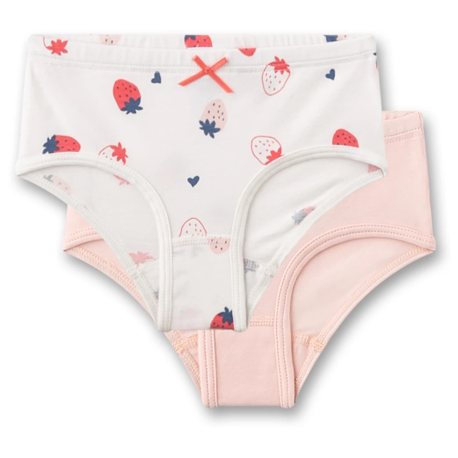 Детско бельо Sanetta Kid's Doppelpack Hipslip Briefs - White Pebble