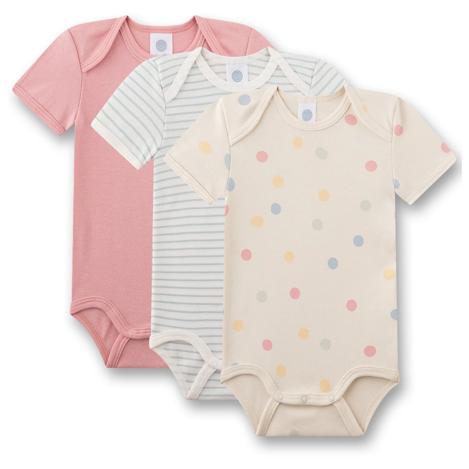 Детско ежедневно термо бельо Sanetta Kid's Set Body 1/2 324984 3-Pack Everyday base layer - Sand