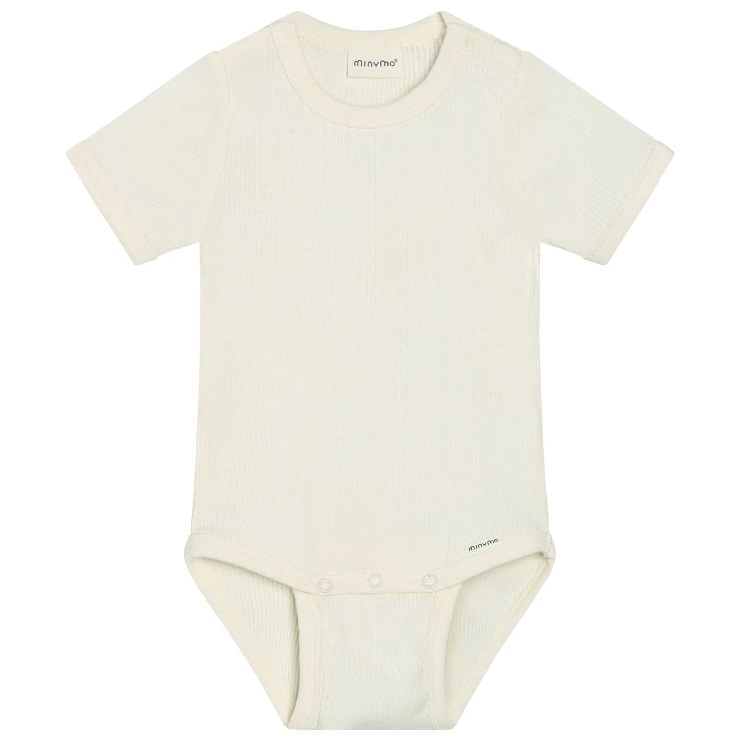 Детско ежедневно термо бельо Minymo Kid's Body S/S Rib Body - Vanilla Ice