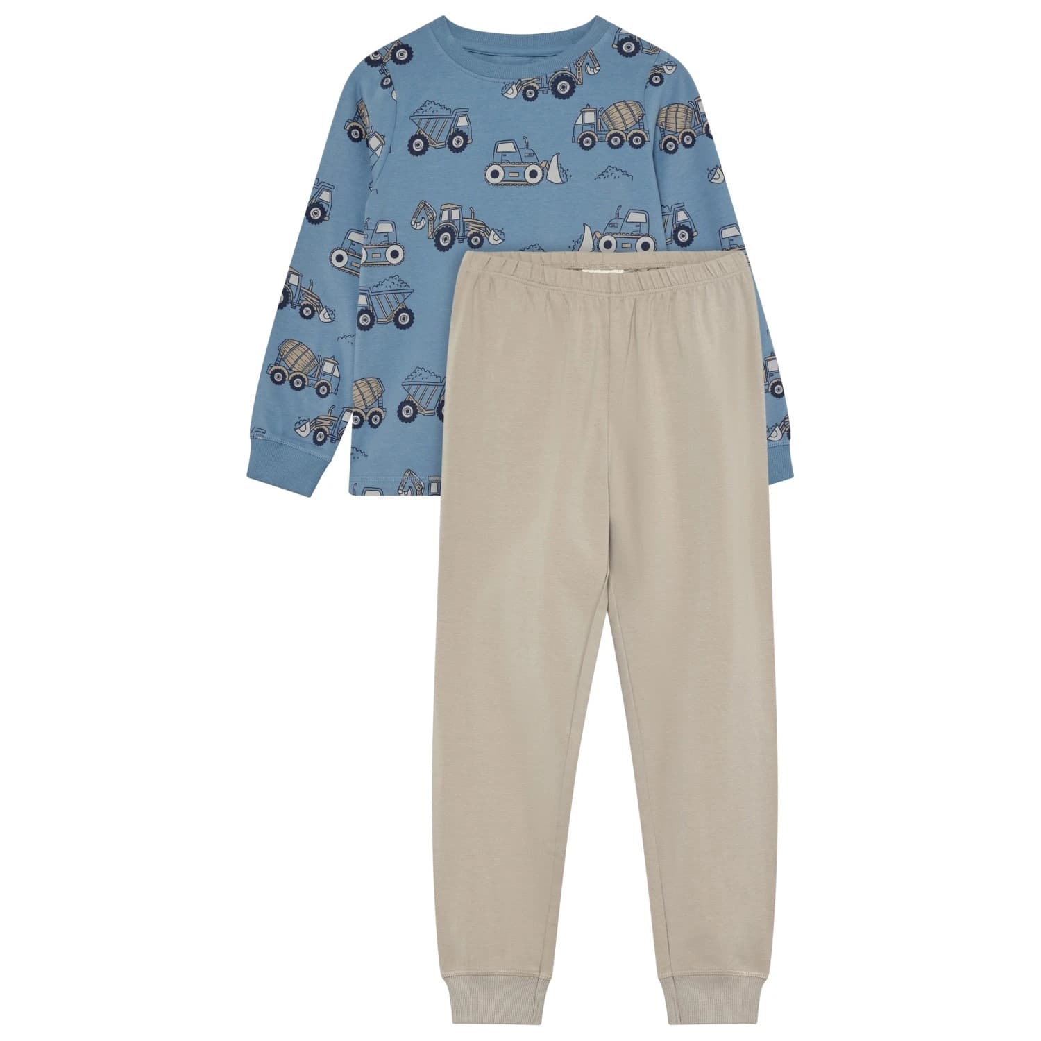 Детско ежедневно термо бельо Minymo Kid's Pyjamas L/S Set AOP 134262 Everyday base layer - Blue Shadow