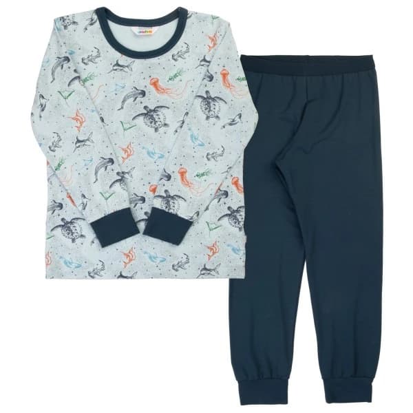 Ежедневно термо бельо Joha Boy's Pyjamas Everyday base layer - Blue