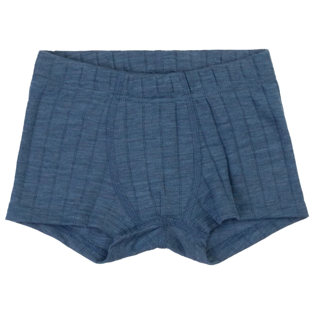 Детско мериносово термобельо Joha Kid's Boxershorts Merino underpants - Blue Melange