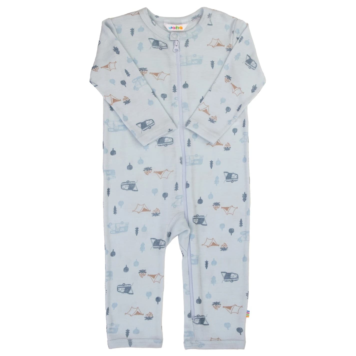 Детско ежедневно термо бельо Joha Kid's Jumpsuit Everyday base layer - Light Blue