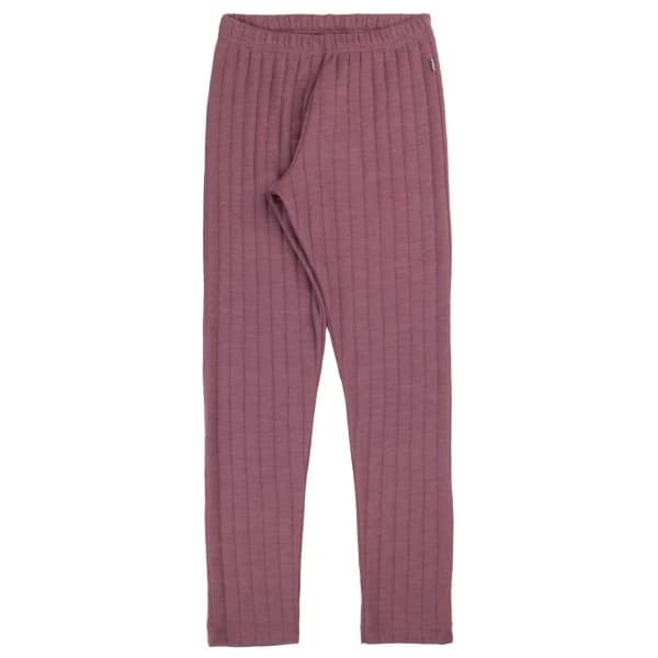Детско мериносово термобельо Joha Kid's Leggings Stripes Merino base layer - Heather