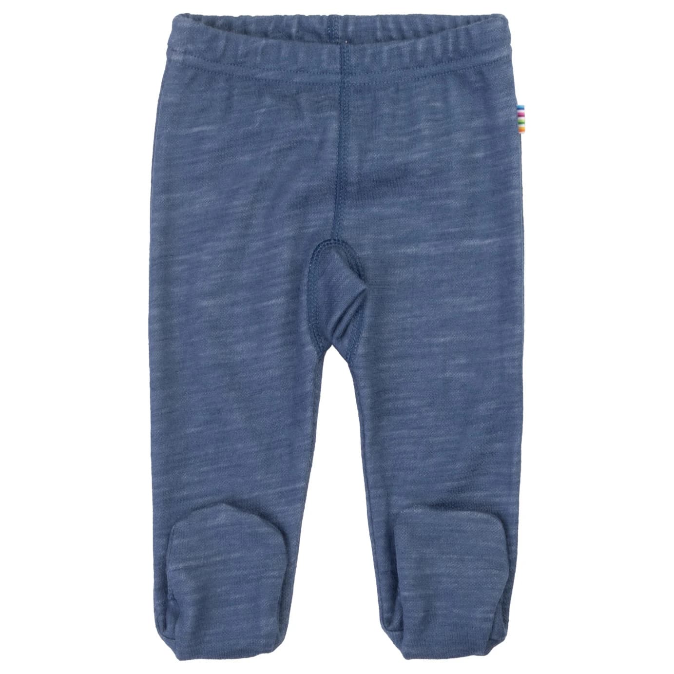 Детско мериносово термобельо Joha Kid's Leggings with Foot Merino base layer - Dark Blue