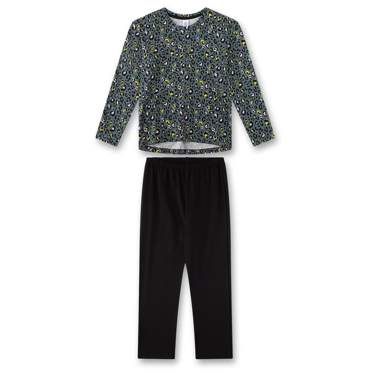 Ежедневно термо бельо Sanetta Girl's Cotton Pyjama 1/1 Everyday base layer - Leaf Green