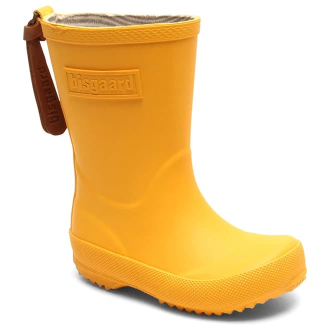 Детски гумени ботуши Bisgaard Kid's Basic Rubber Wellington boots - Yellow