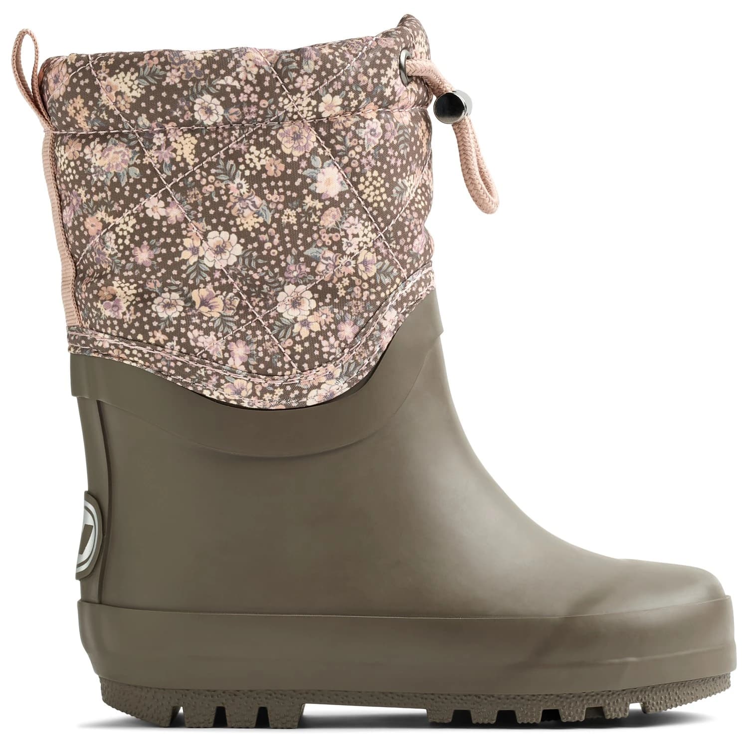 Детски гумени ботуши WHEAT Kid's Thermo Snowboot Drizzle Wellington boots - Dry Wood Snow Flowers