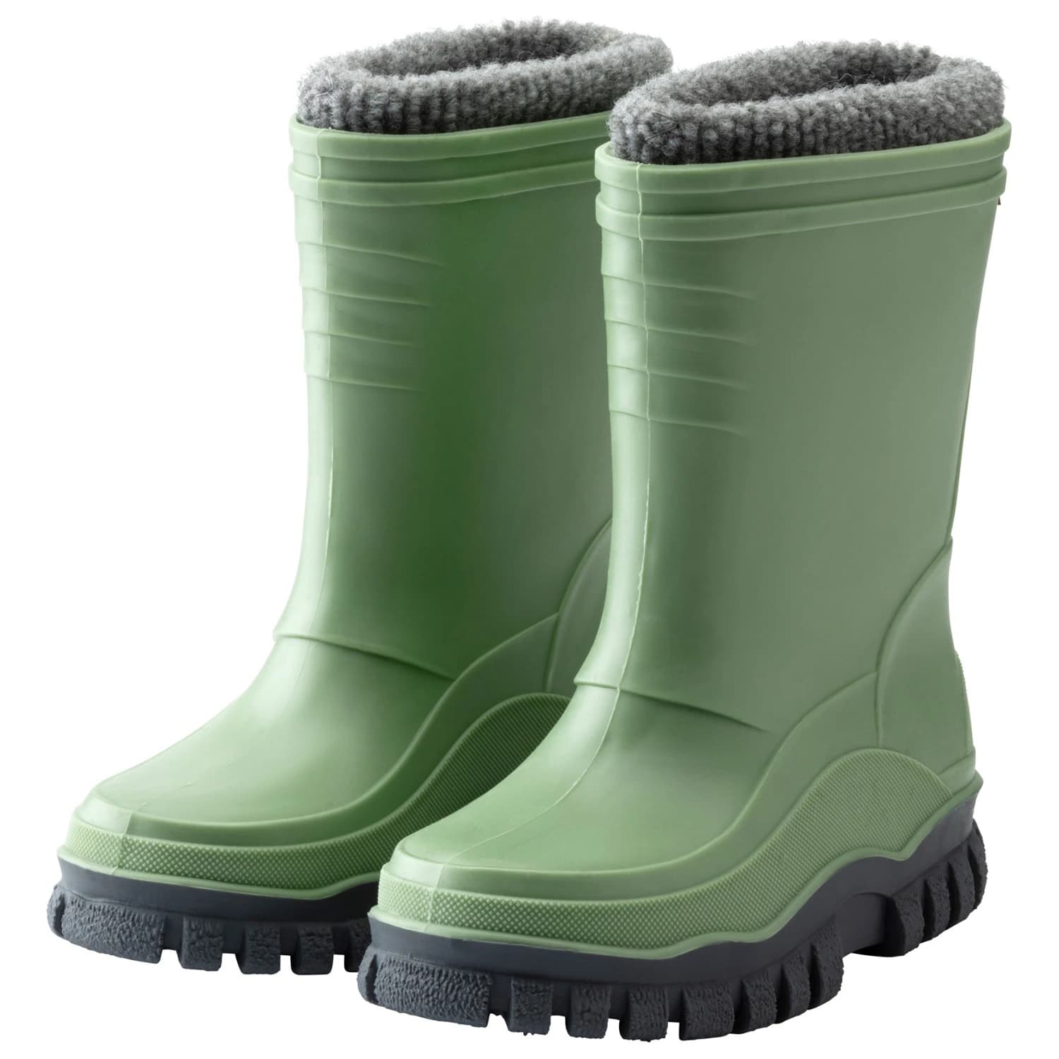 Детски гумени ботуши Sterntaler Kid's Rubber Boots with Liner Wellington boots - Steingrün