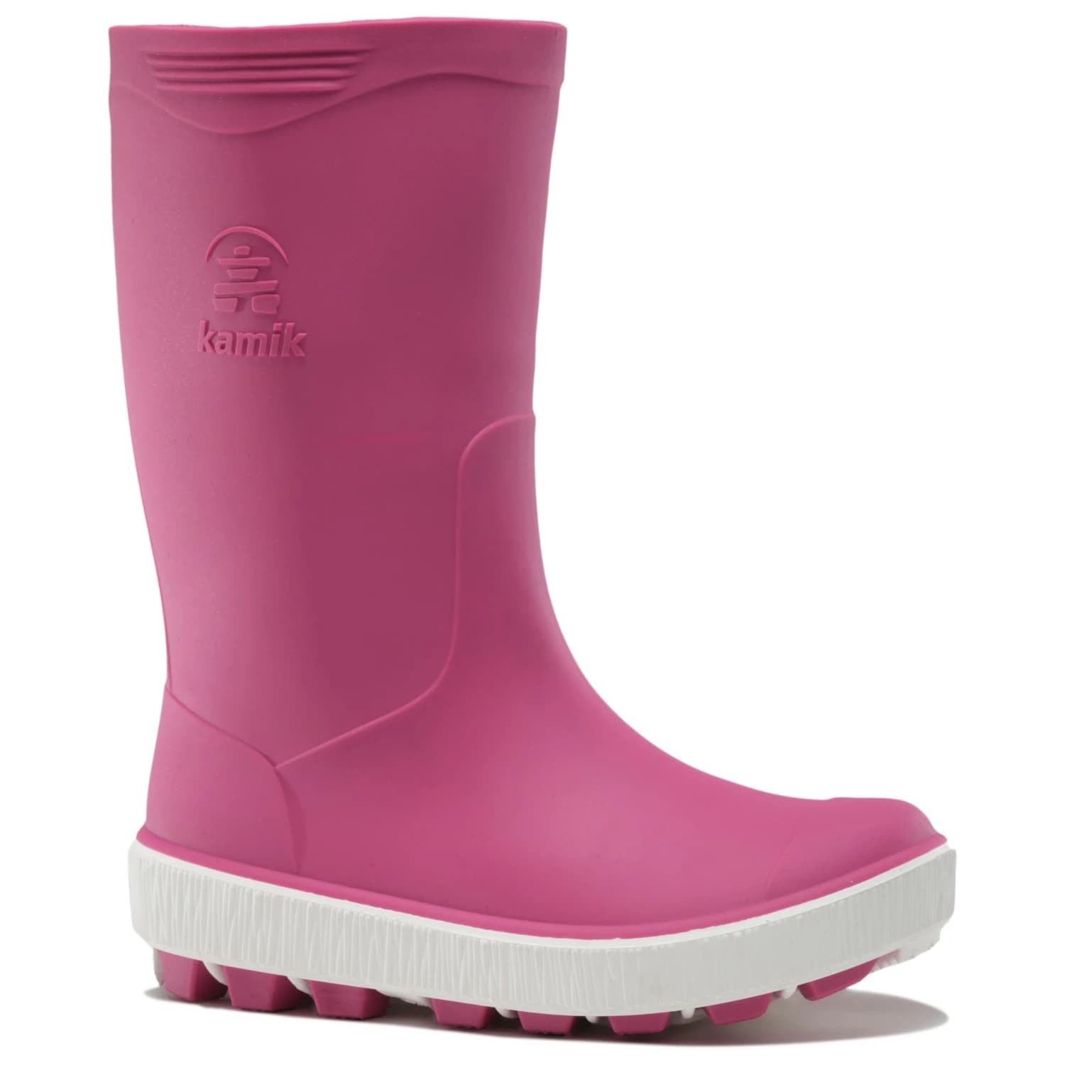 Детски гумени ботуши Kamik Kid's Riptide Wellington boots - Magenta