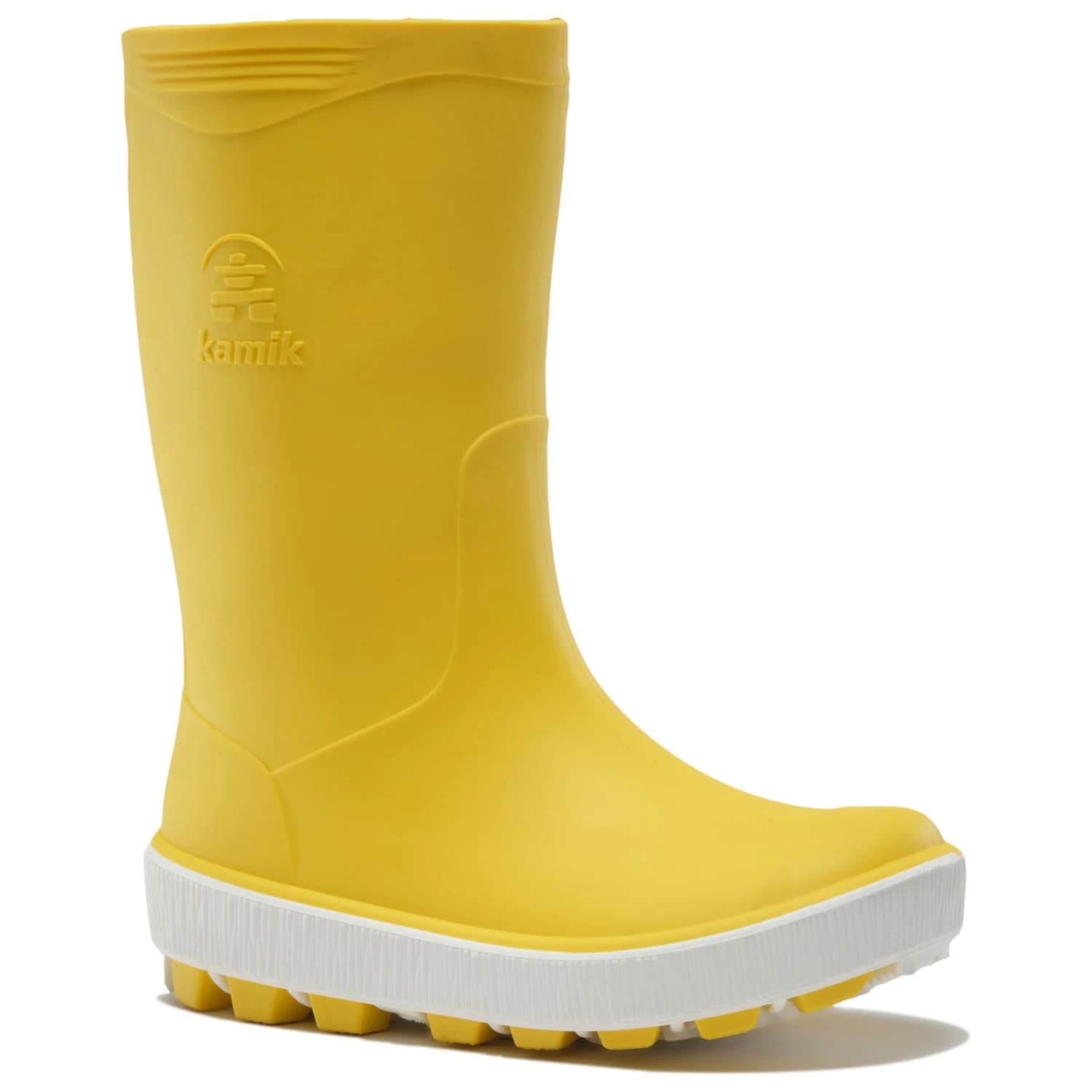 Детски гумени ботуши Kamik Kid's Riptide Wellington boots - Yellow