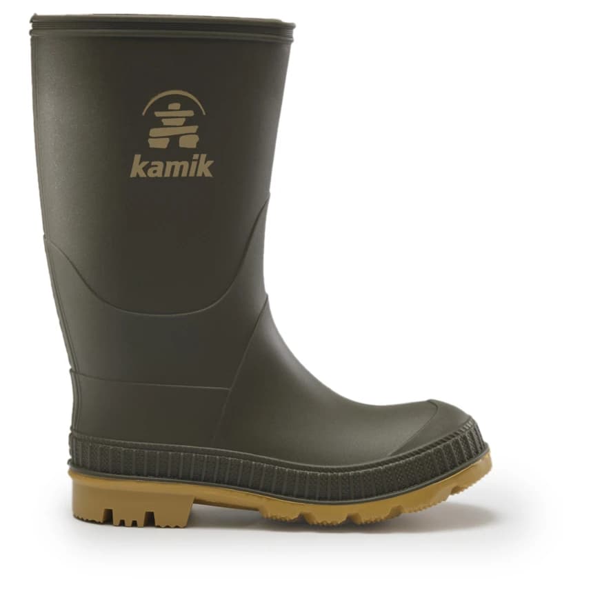 Детски гумени ботуши Kamik Kid's Stomp Wellington boots - Olive