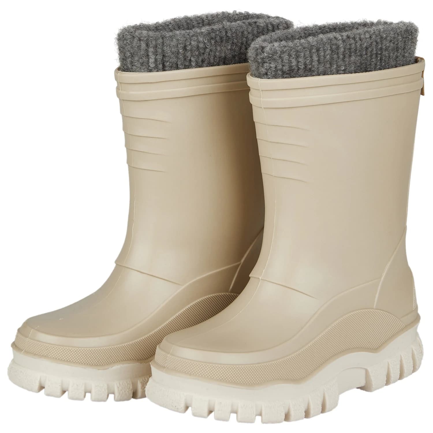 Детски гумени ботуши Sterntaler Kids' Lined Plain Wellies Wellington boots - Beige