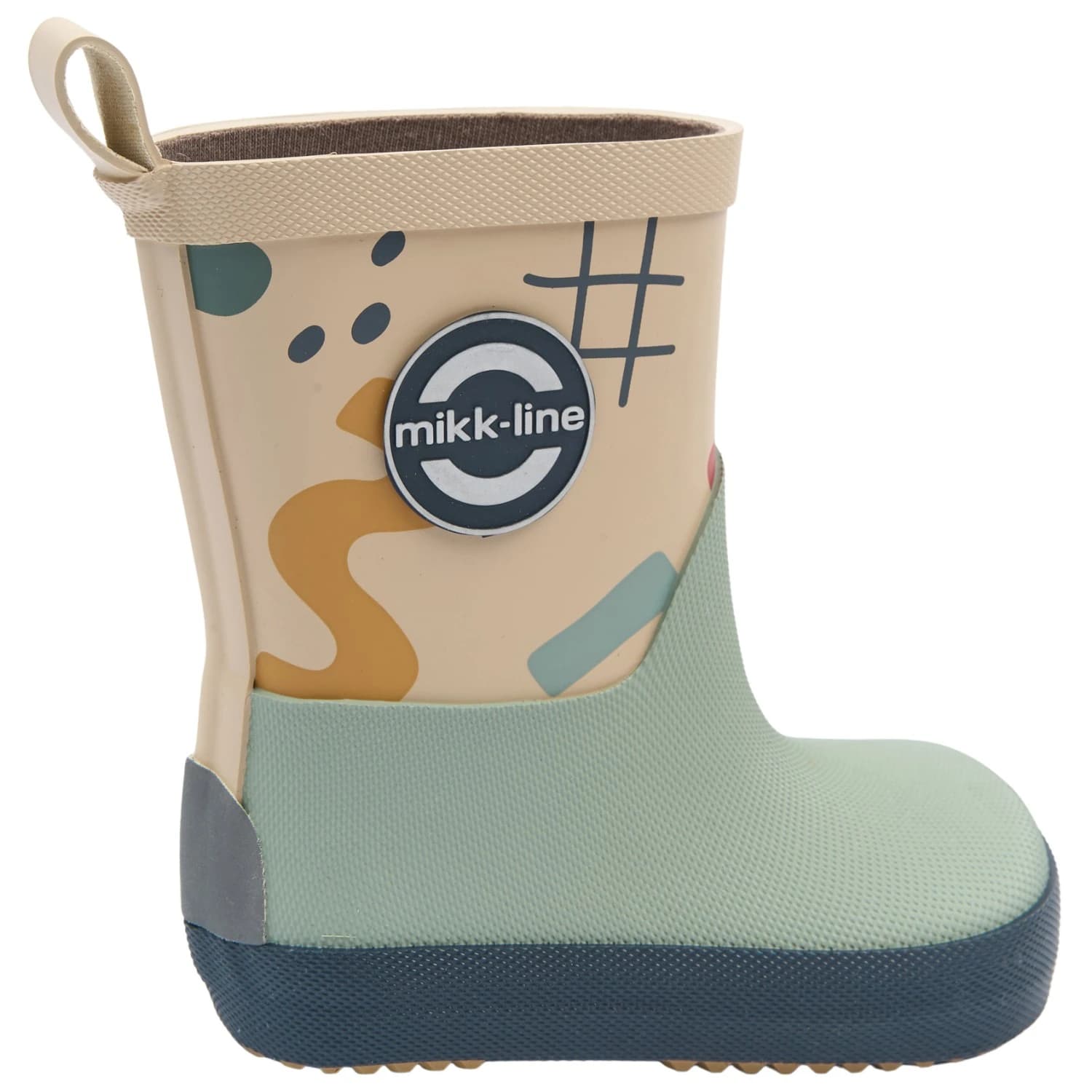 Детски гумени ботуши Mikk-Line Kid's Wellies AOP Barefoot Wellington boots - Retro AOP