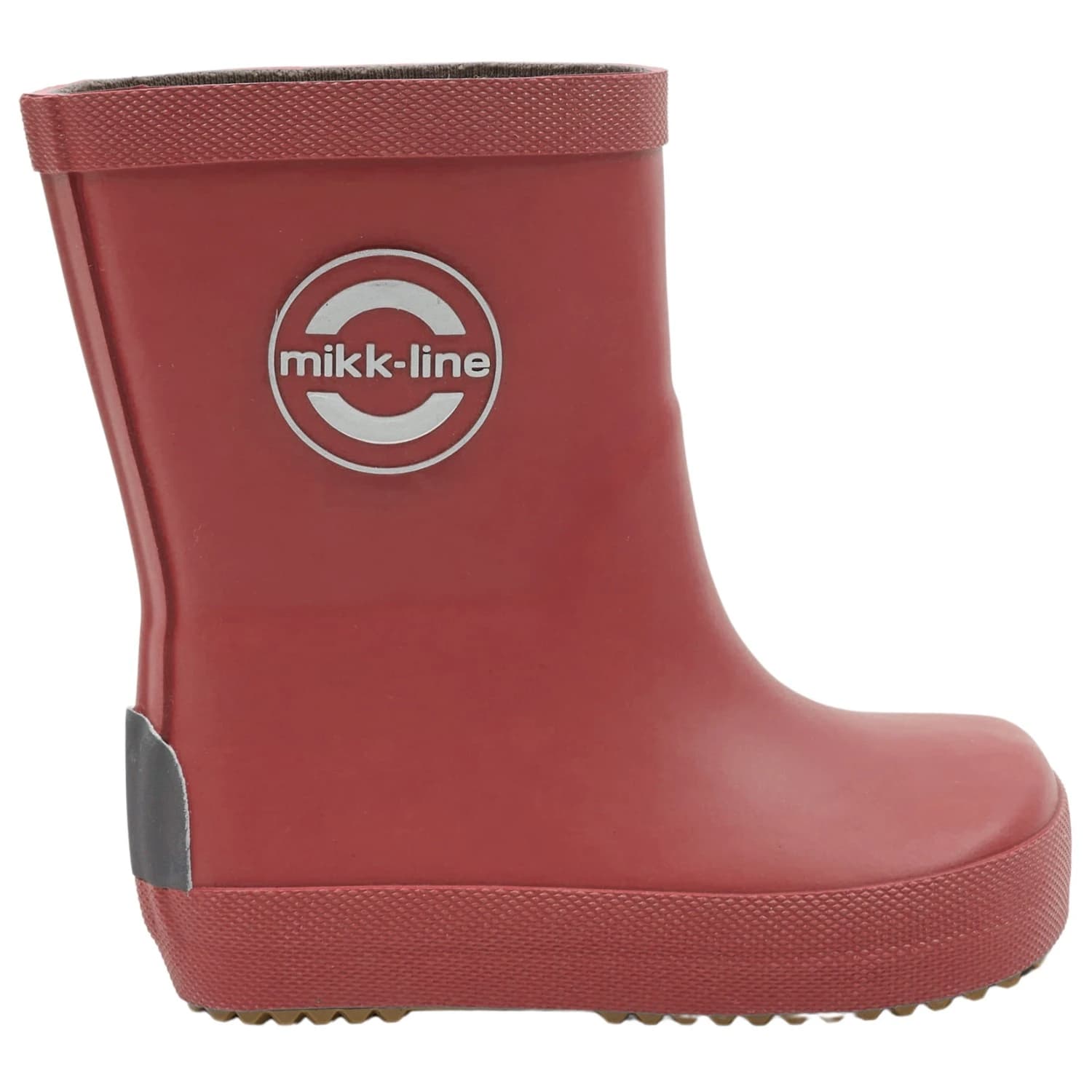 Детски гумени ботуши Mikk-line Kid's Wellies Solid Barefoot Wellington boots - Cranberry