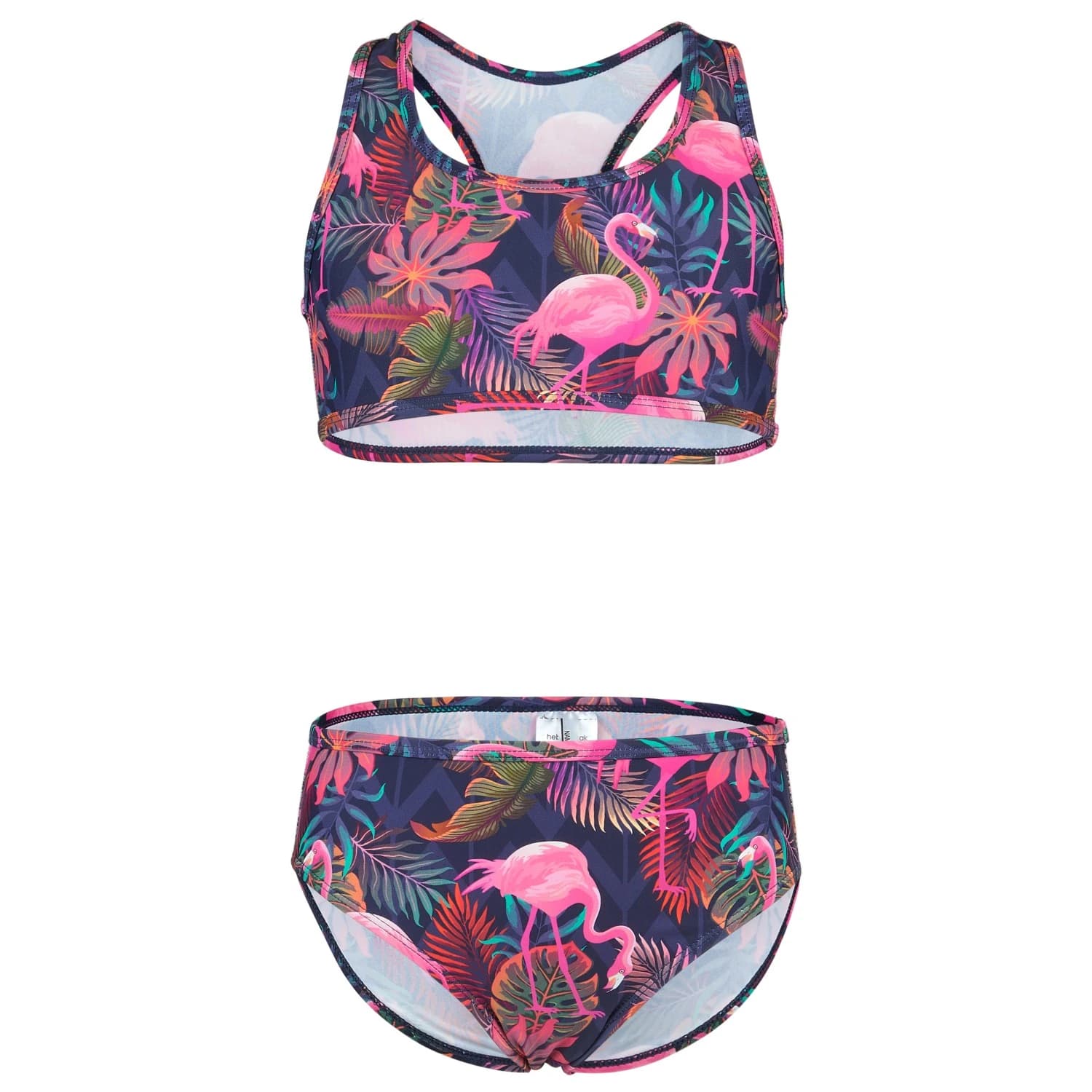 Детски комплект бикини Heber Peak Kid's SeapineHe. Bikini - Flamingo Multi Print