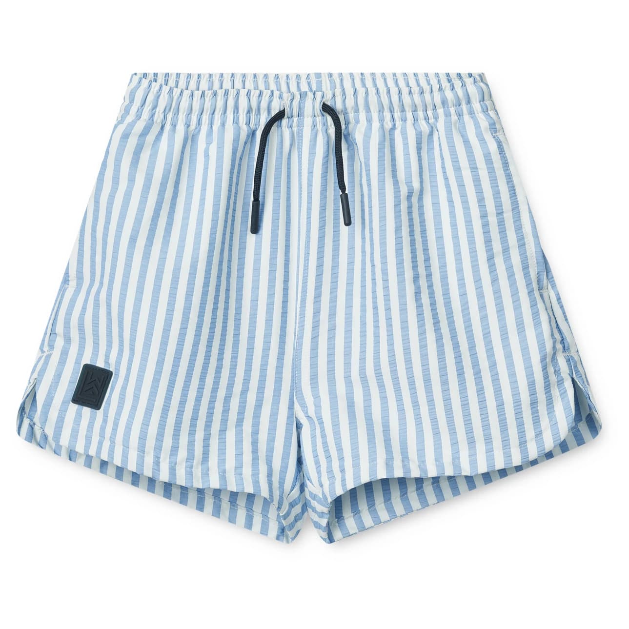 Детски бордшорт Liewood Kid's Aiden Seersucker Board Shorts Boardshorts - Y/D Stripe Riverside / Creme de la Creme