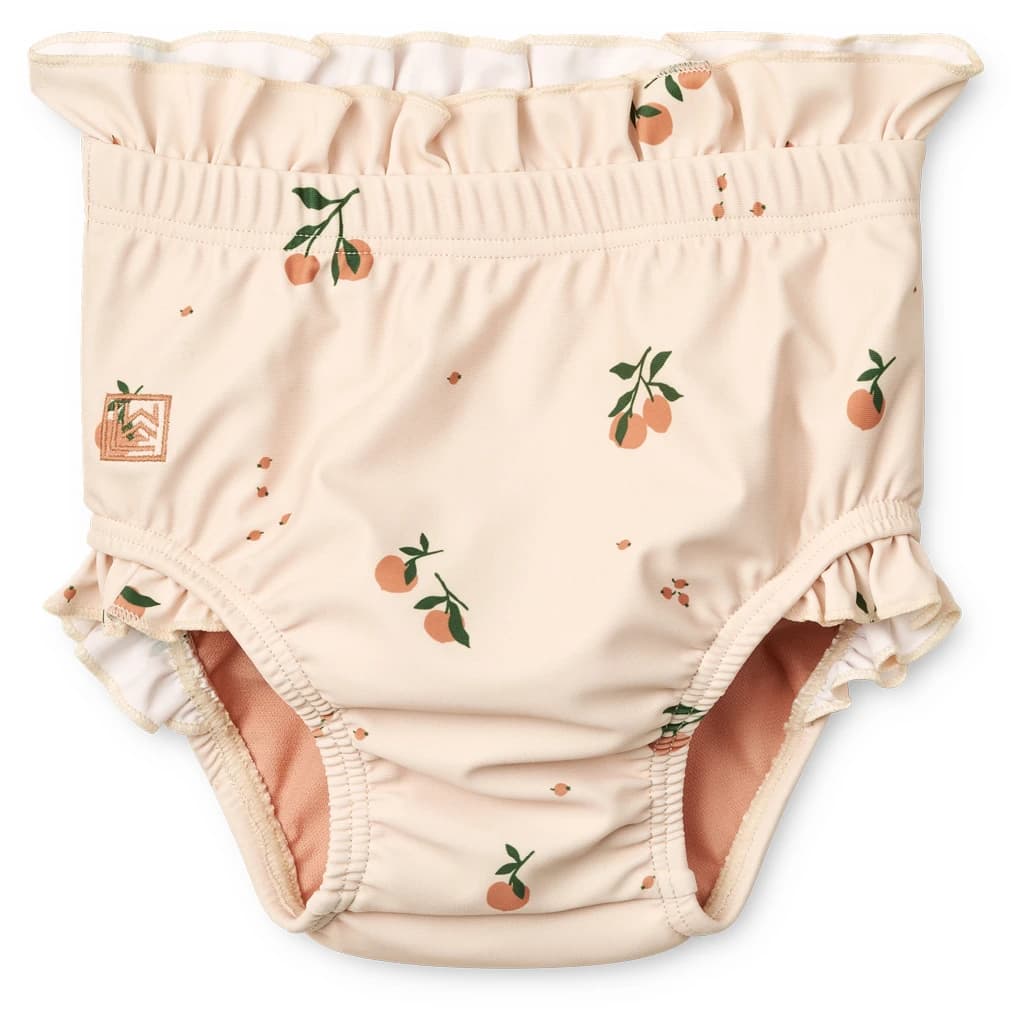 Детски бански слипове Liewood Kid's Manilla Baby Swim Pants Swim brief - Peach / Sea Shell