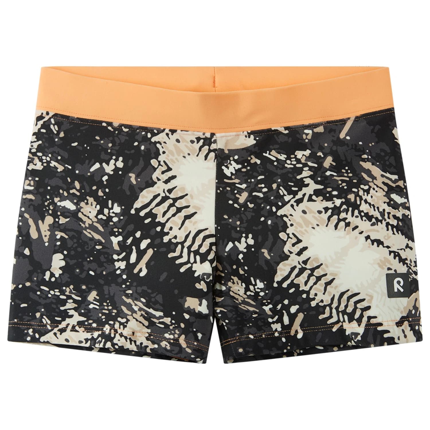 Детски бански слипове Reima Kid's Simmari Swim brief - Soft Black AOP