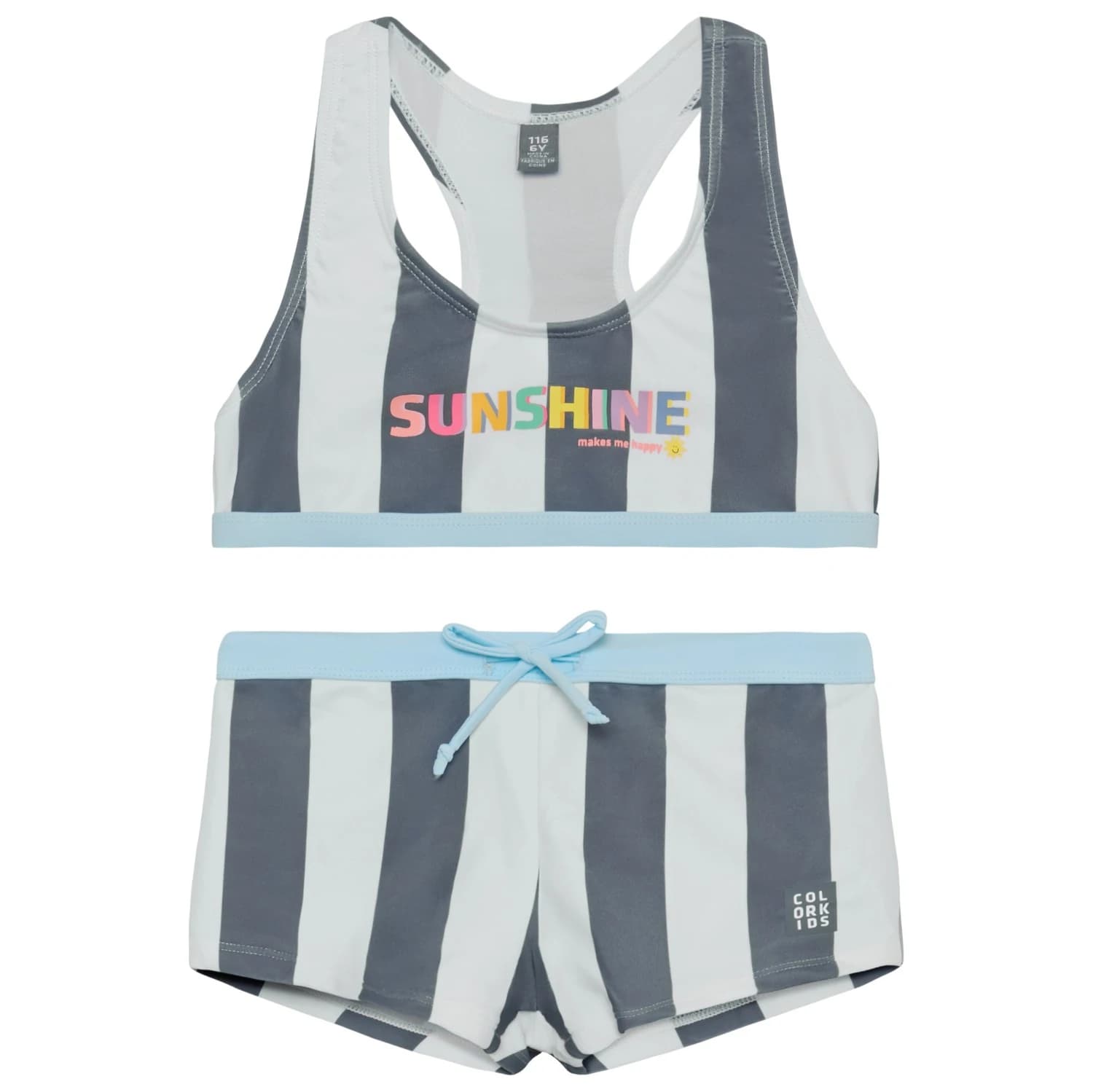 Детски комплект бикини Color Kids Kid's Bikini AOP Bikini - Turbulence