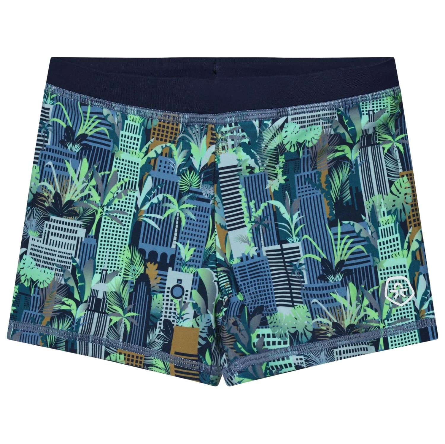 Детски бански слипове Color Kids Kid's Swim Trunks AOP Swim brief - Cabbage