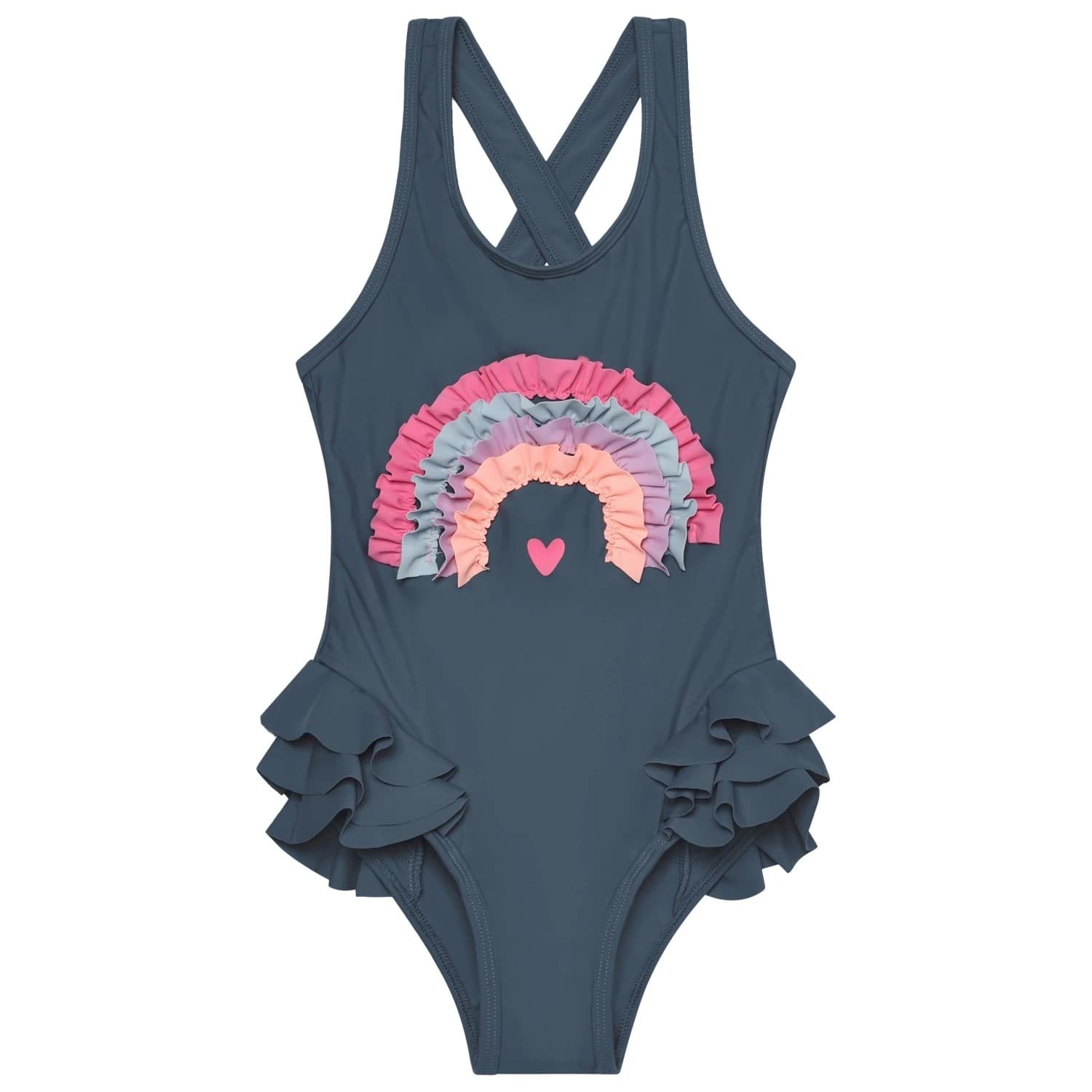 Детски бански костюм Color Kids Kid's Swimsuit with Application Swimsuit - Turbulence