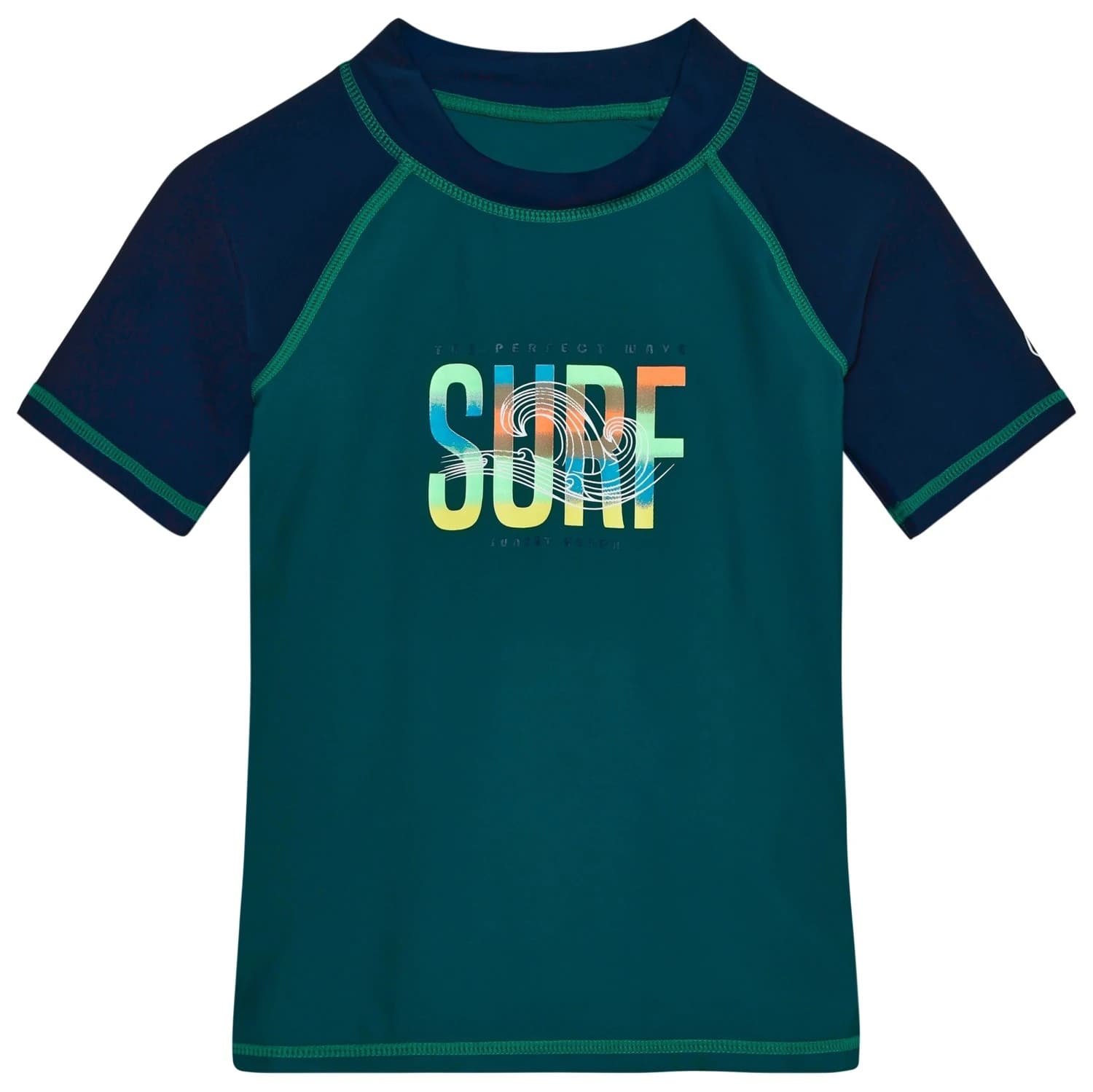 Детска плажна тениска от ликра Color kids Kid's T-Shirt with Print Lycra - Mediterranea