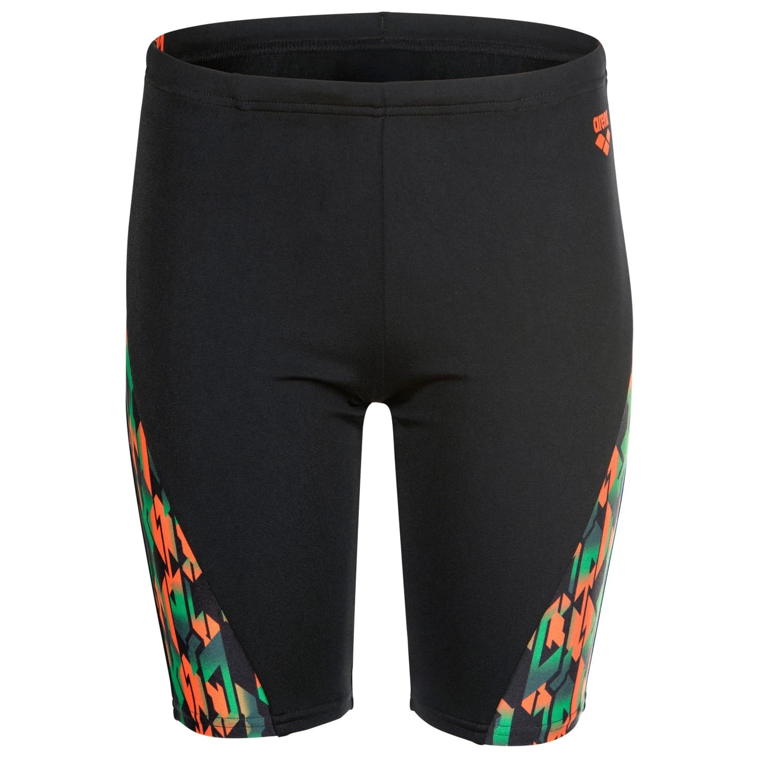 Бански слипове Arena Boy's Print Swim Jammer Swim brief - Black / Orange Multi