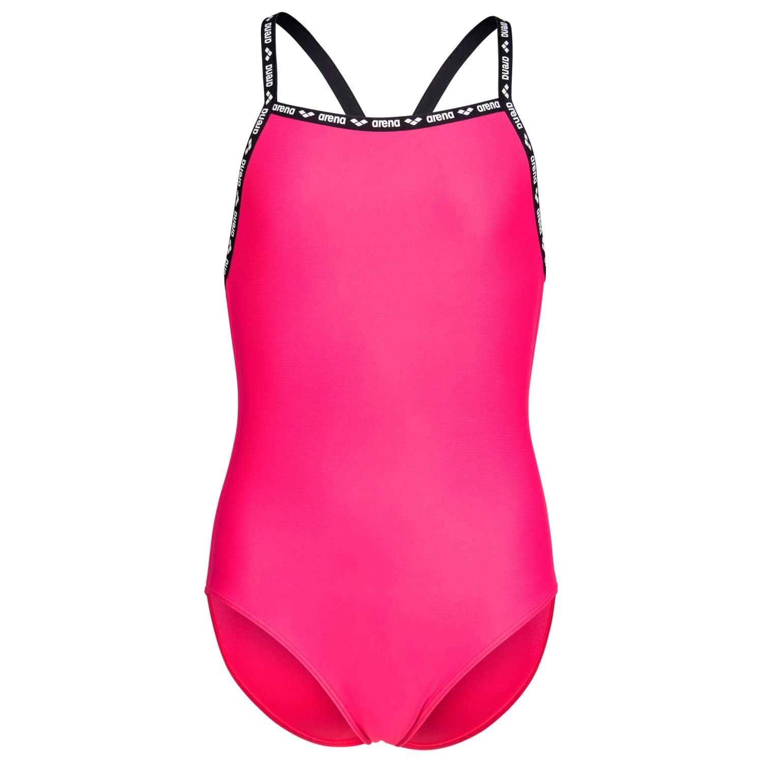 Бански костюм Arena Girl's Solid Swimsuit - Fandango Pink