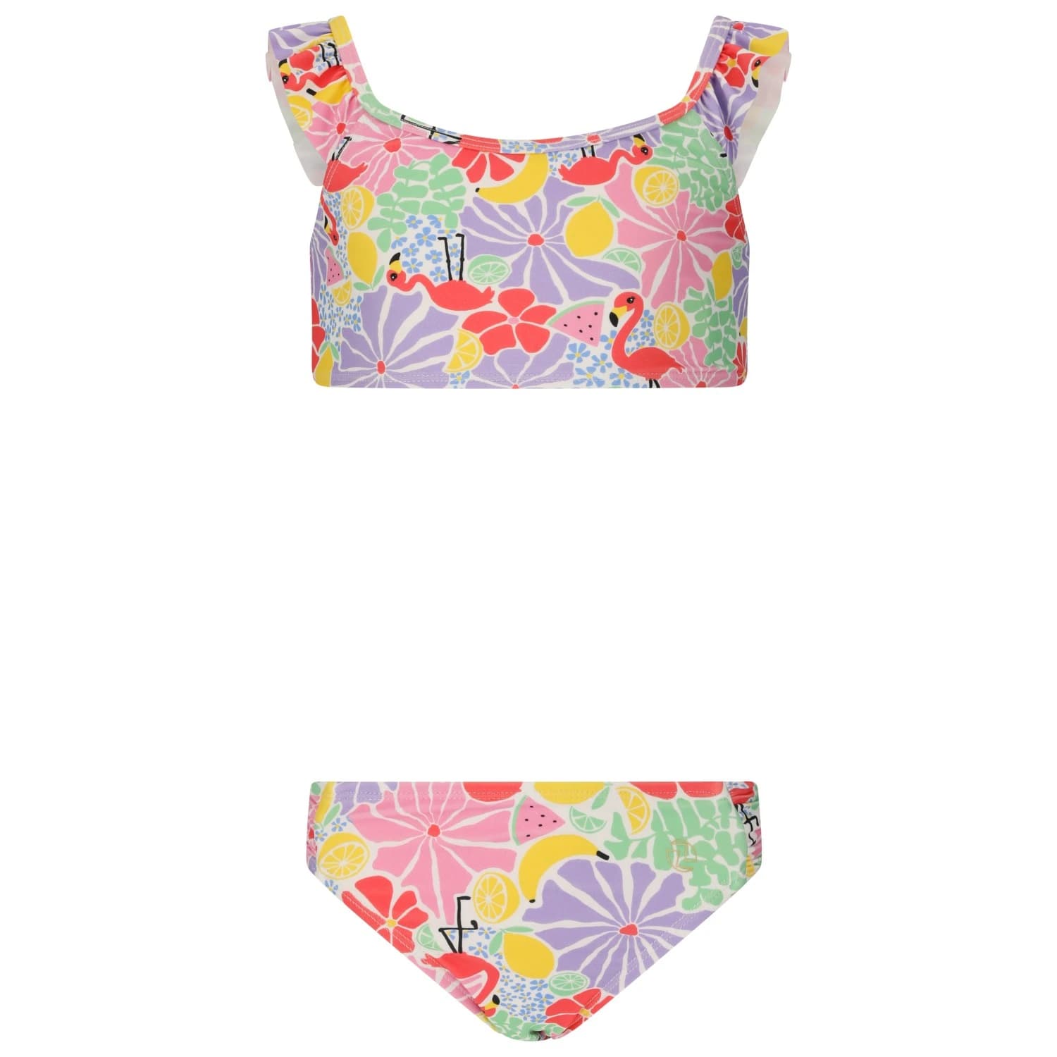 Детски комплект бикини ZIG ZAG Kid's Carly Bikini Bikini - Flamingo