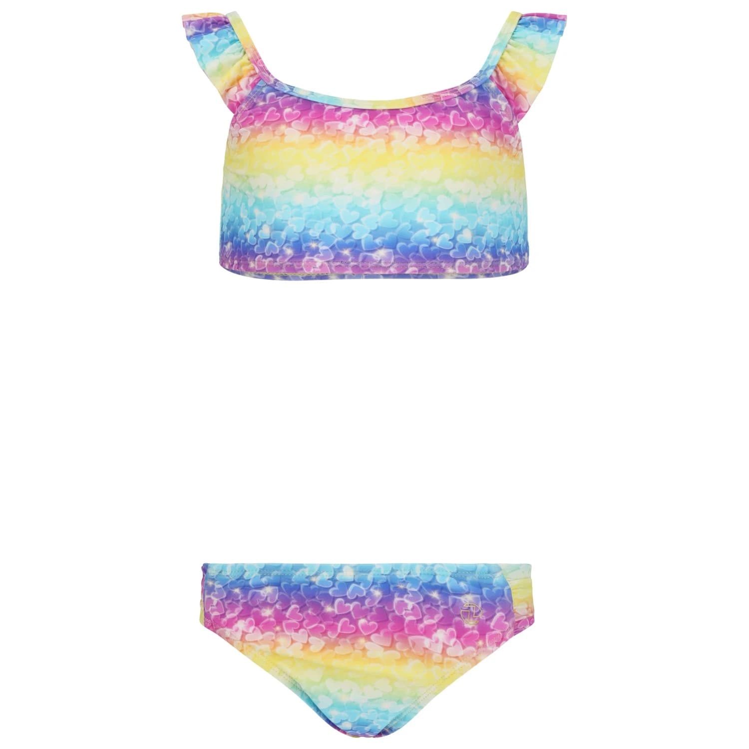 Детски комплект бикини ZIG ZAG Kid's Carly Bikini Bikini - Rainbow Hearts