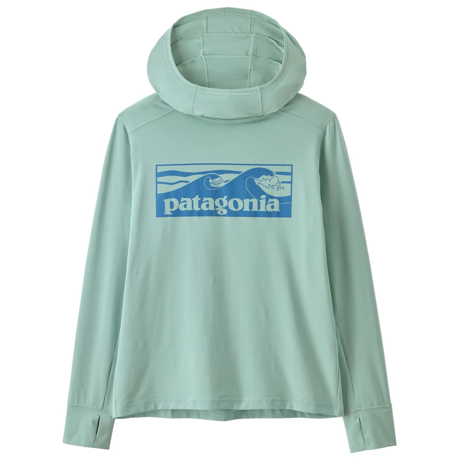 Детски бански шорти от ликра Patagonia Kid's Cap SW Hoody Lycra - Boardshort Logo Tones: Thin Ice