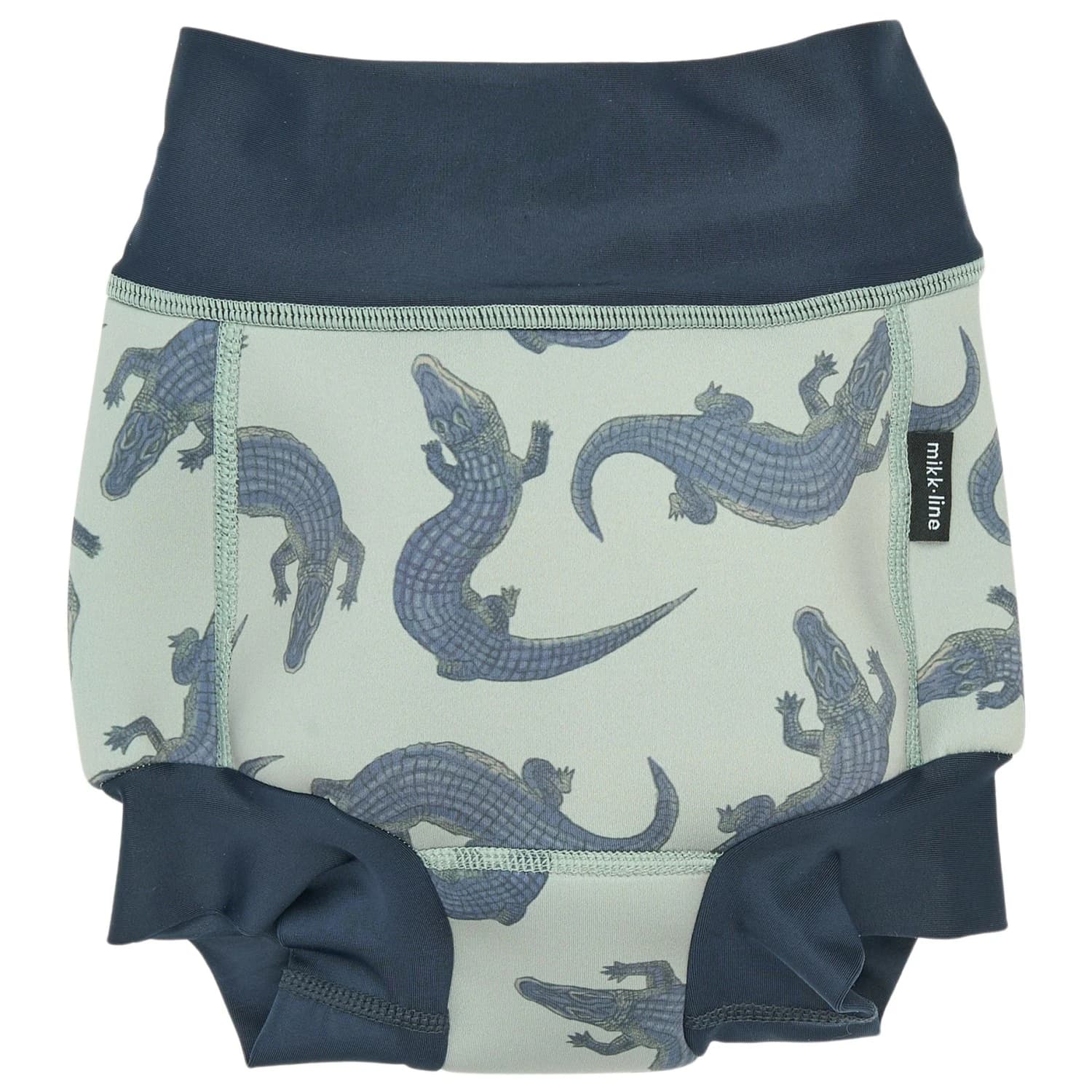 Детски бански слипове Mikk-Line Kid's Swim Baby Pant AOP Swim brief - Croco AOP