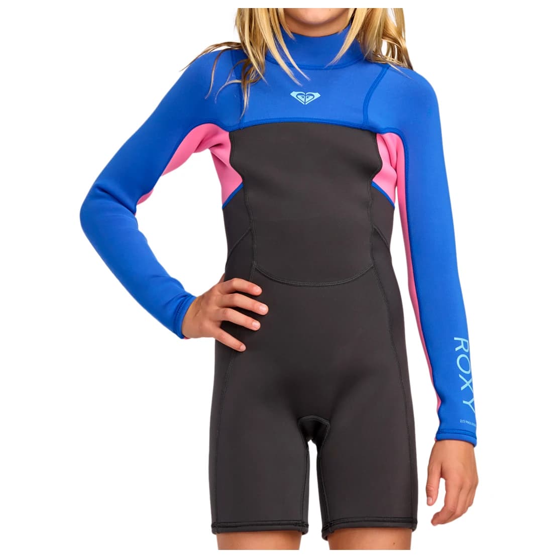 Детски неопренов костюм Roxy Kid's 2/2 Prologue+ L/S Spring Wet suit - Cobalt