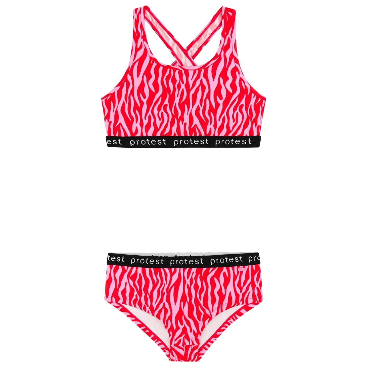 Детски комплект бикини Protest Kid's PRTMonicas Bikini - Poppy Red