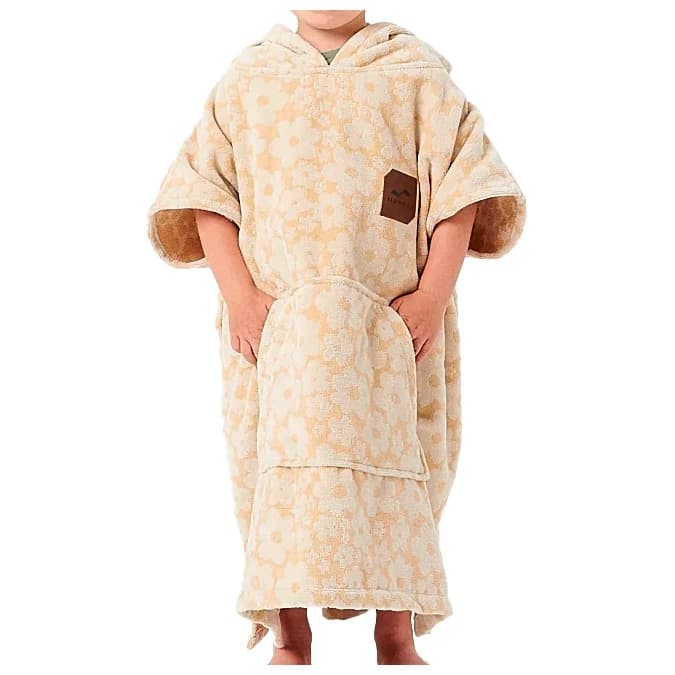 Детско пончо за сърф Slowtide Kid's Ginny Kids Poncho Surf poncho - Sandstone