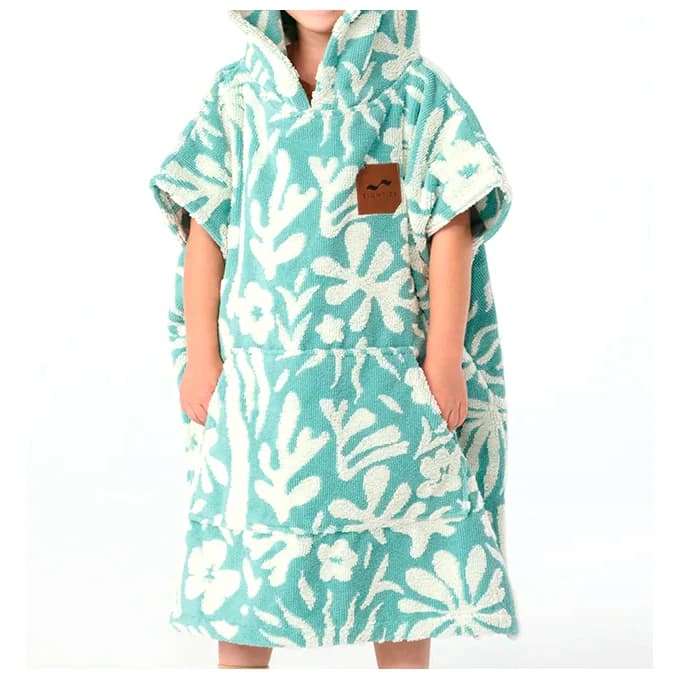 Детско пончо за сърф Slowtide Kid's Sunny Kids Poncho Surf poncho - Sky Blue