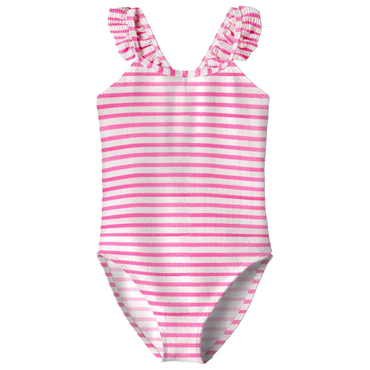 Детски бански костюм Name it Kid's Zippa Swimsuit - Knockout Pink