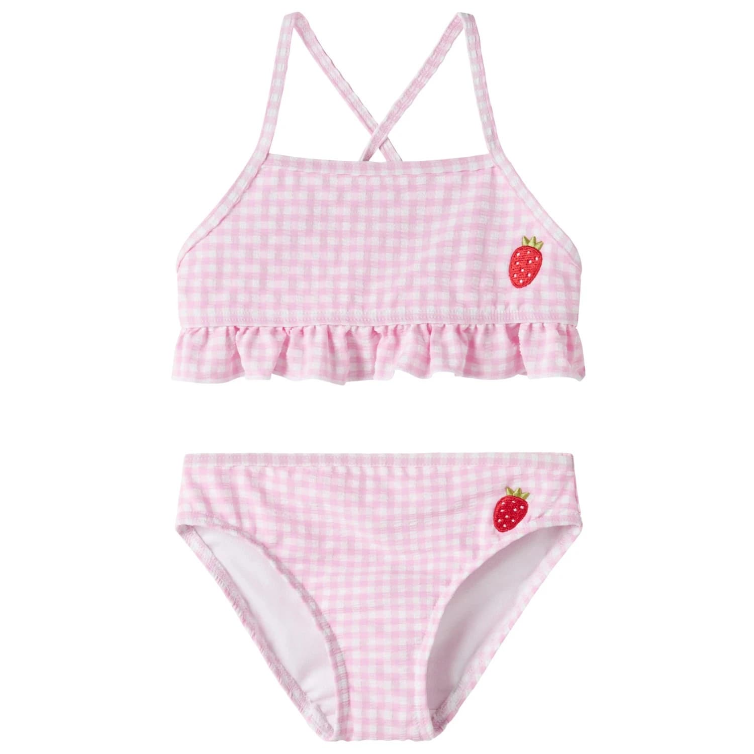Детски комплект бикини Name it Kid's Zammer Bikini Bikini - Cotton Candy