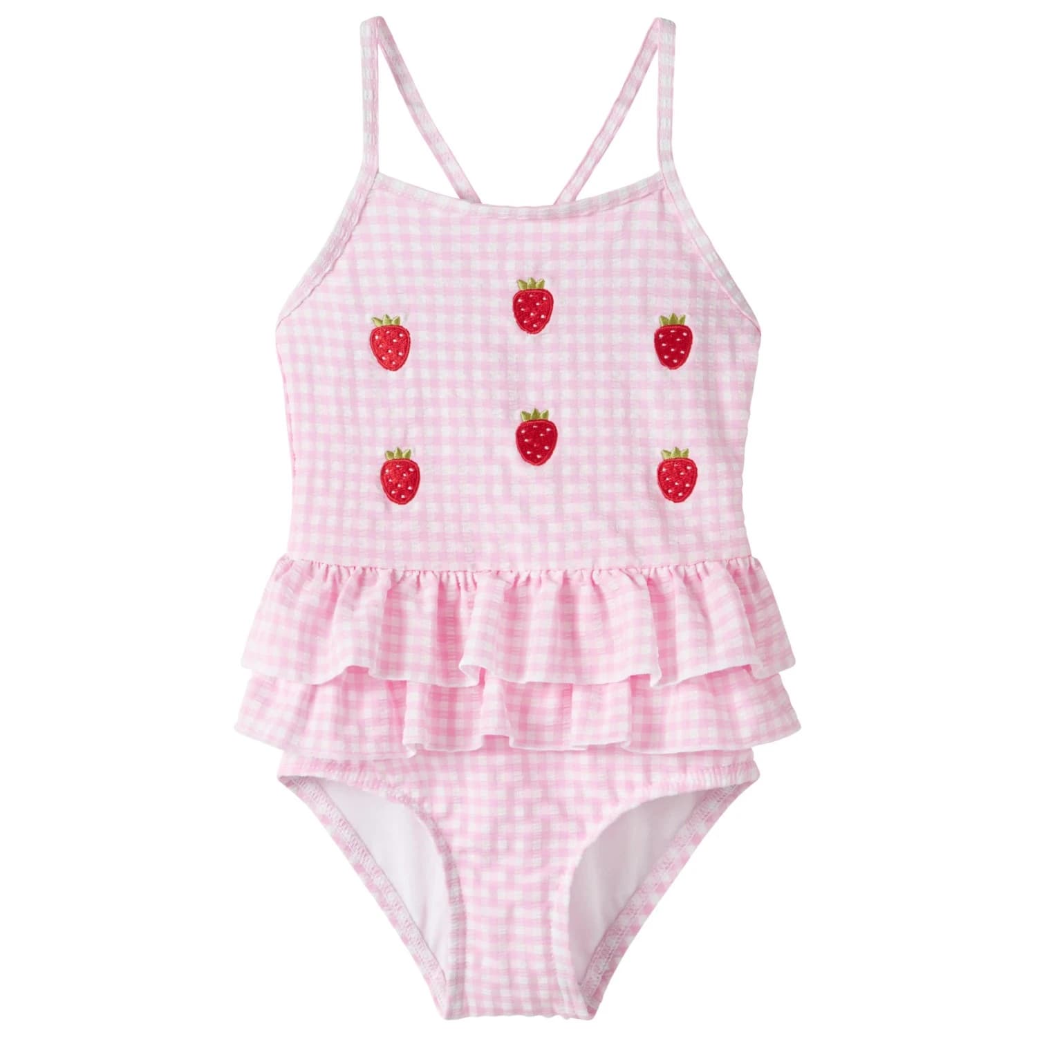 Детски бански костюм Name it Kid's Zammer Swimsuit - Cotton Candy