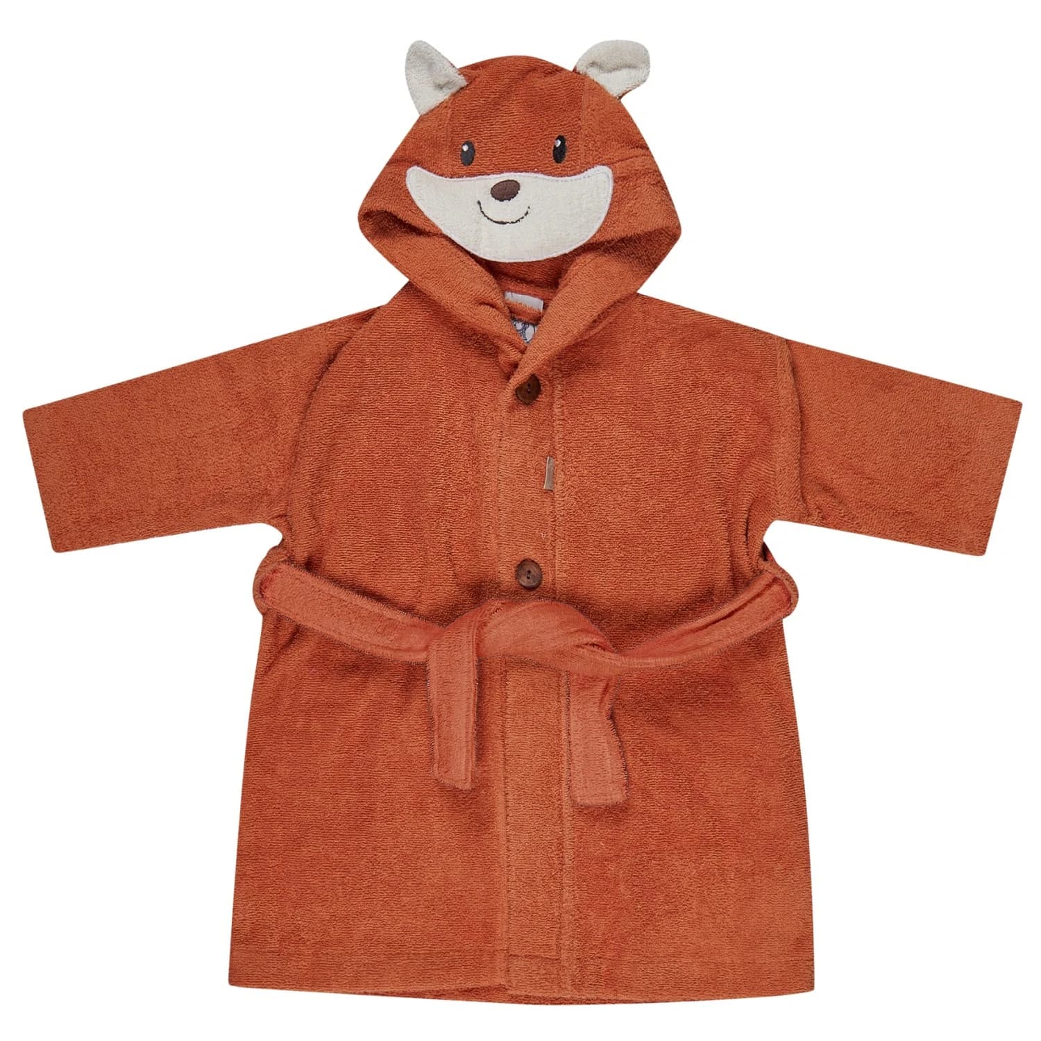 Детски халат Sterntaler Kid's Bademantel Filou Bathrobe - Rost
